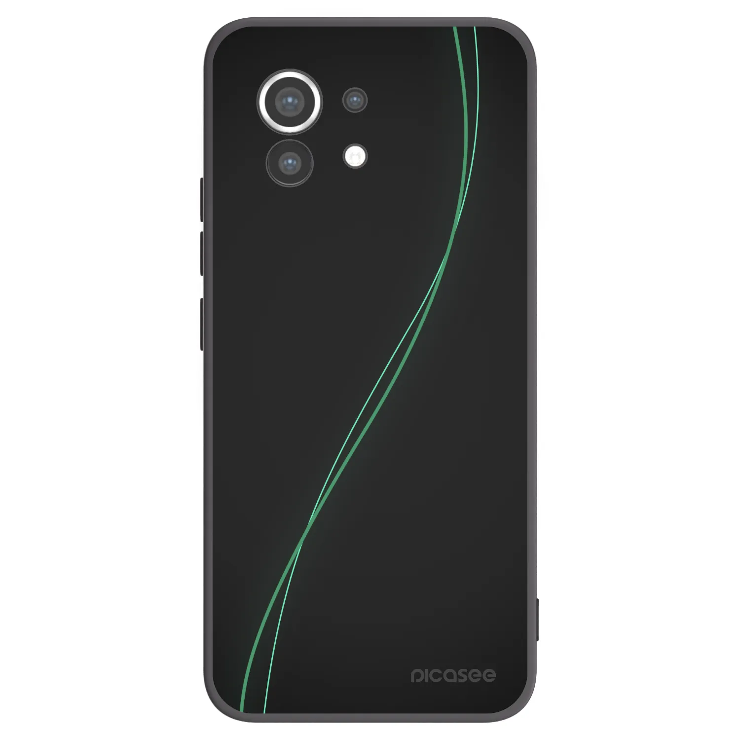 Picasee crna silikonska maskica za Xiaomi Mi 11 - Be Different