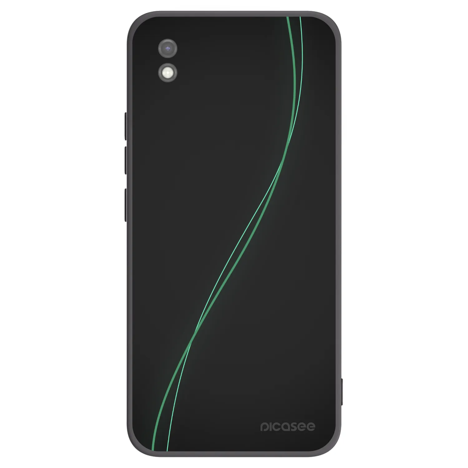 Picasee crna silikonska maskica za Xiaomi Redmi 9AT - Be Different