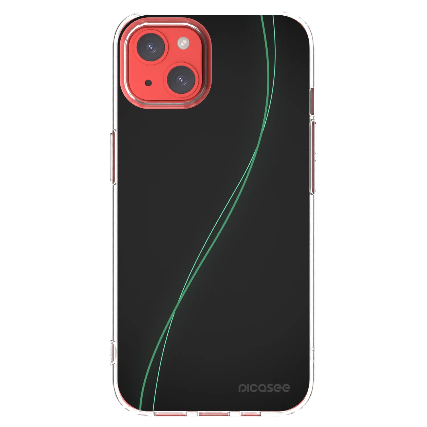 Picasee silikonska prozirna maskica za Apple iPhone 13 - Be Different