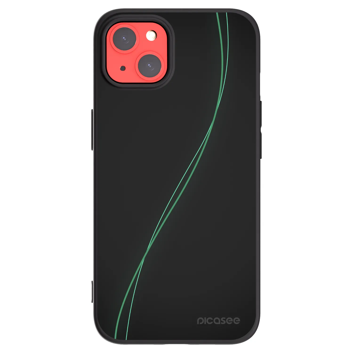 Picasee crna silikonska maskica za Apple iPhone 13 - Be Different