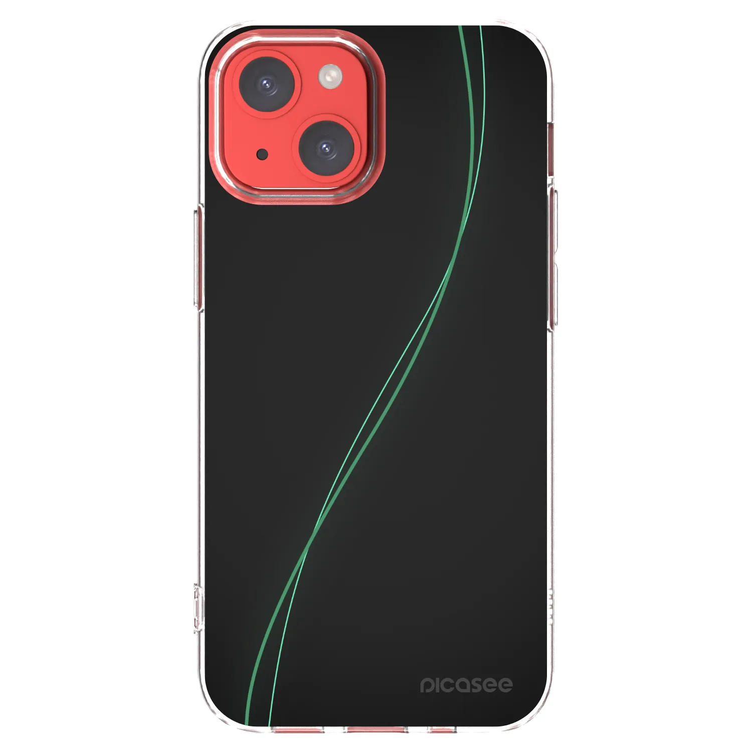 Picasee silikonska prozirna maskica za Apple iPhone 13 mini - Be Different