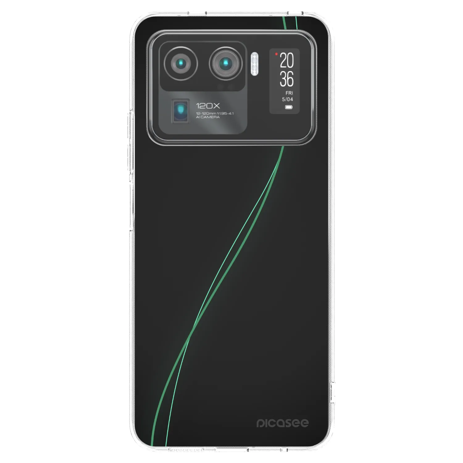 Picasee silikonska prozirna maskica za Xiaomi Mi 11 Ultra - Be Different