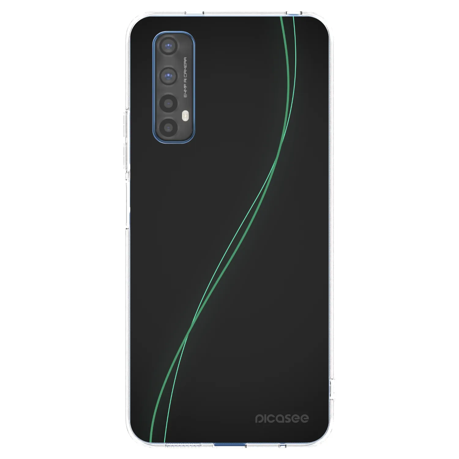 Picasee silikonska prozirna maskica za Realme 7 - Be Different