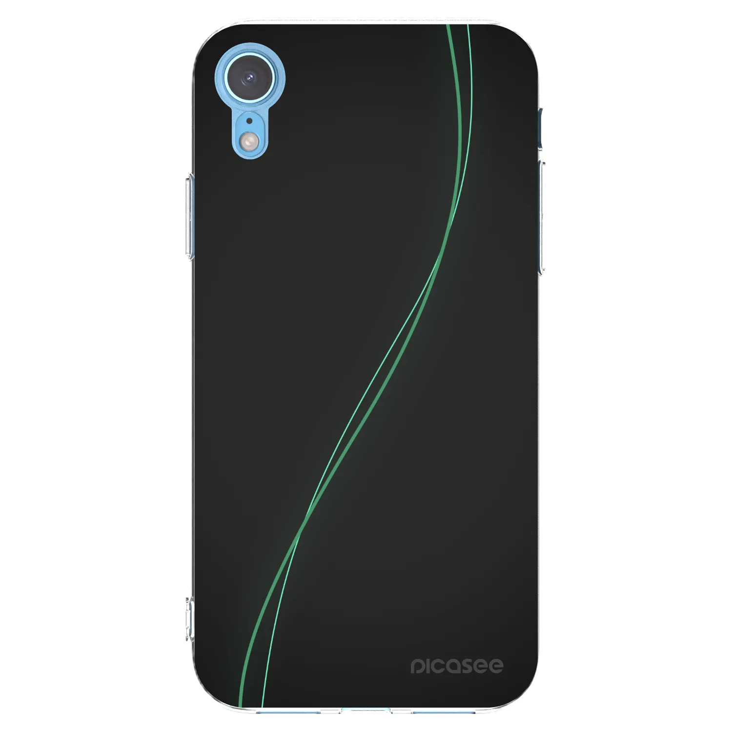 Picasee silikonska prozirna maskica za Apple iPhone XR - Be Different
