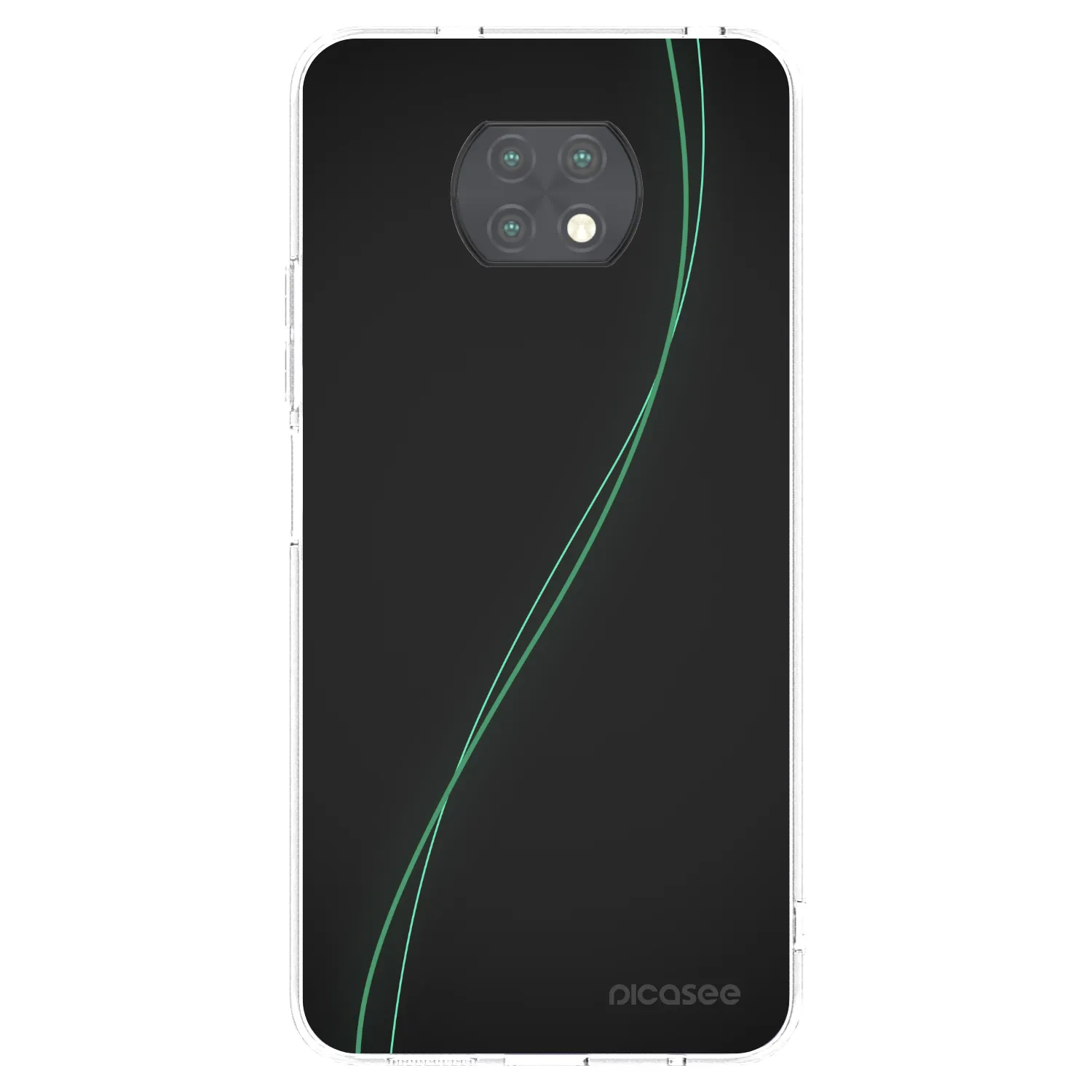 Picasee silikonska prozirna maskica za Xiaomi Redmi Note 9T - Be Different