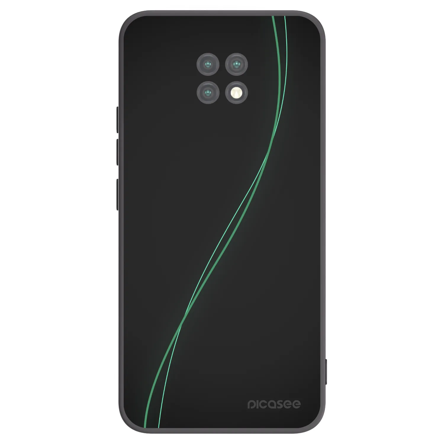 Picasee crna silikonska maskica za Xiaomi Redmi Note 9T - Be Different