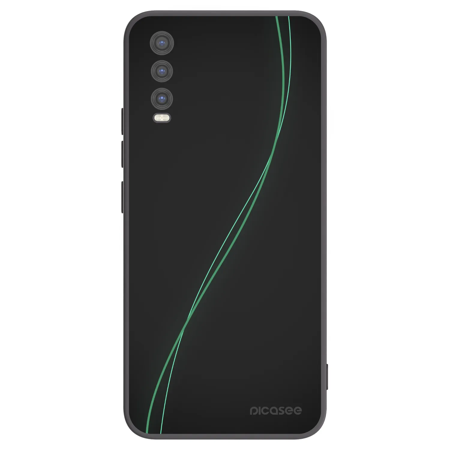 Picasee crna silikonska maskica za Vivo Y20s - Be Different