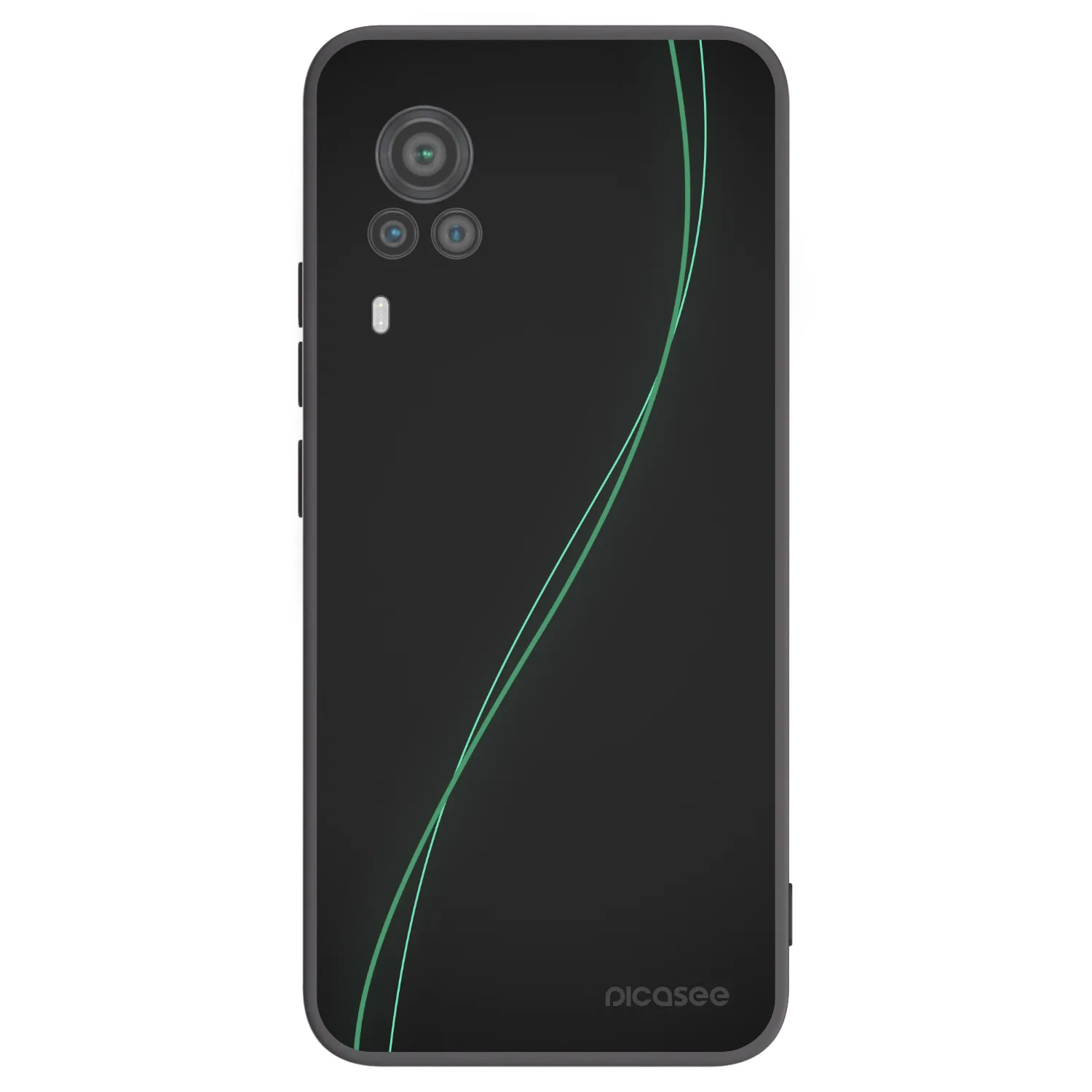 Picasee crna silikonska maskica za Vivo X60 Pro 5G - Be Different