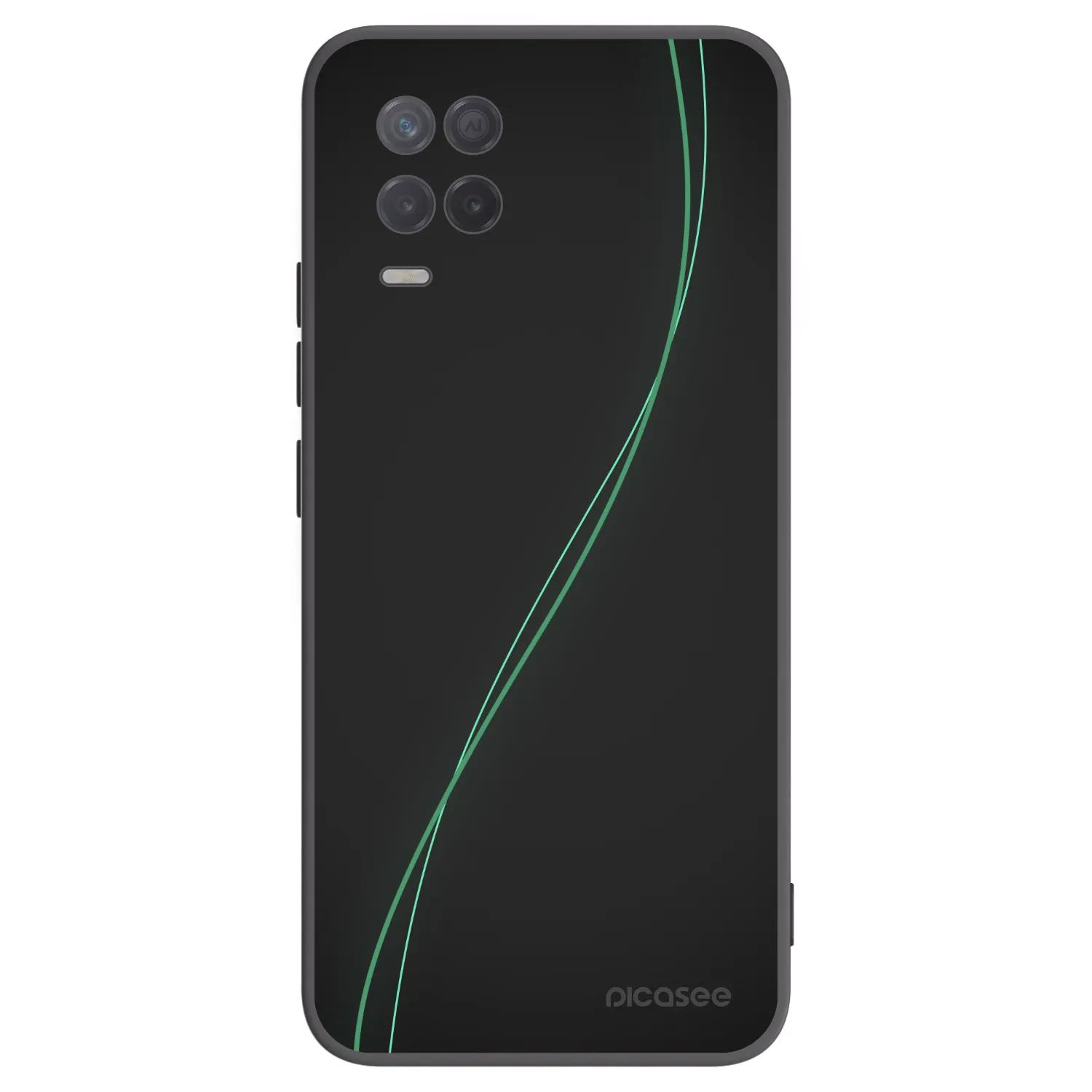 Picasee crna silikonska maskica za Realme 8 5G - Be Different