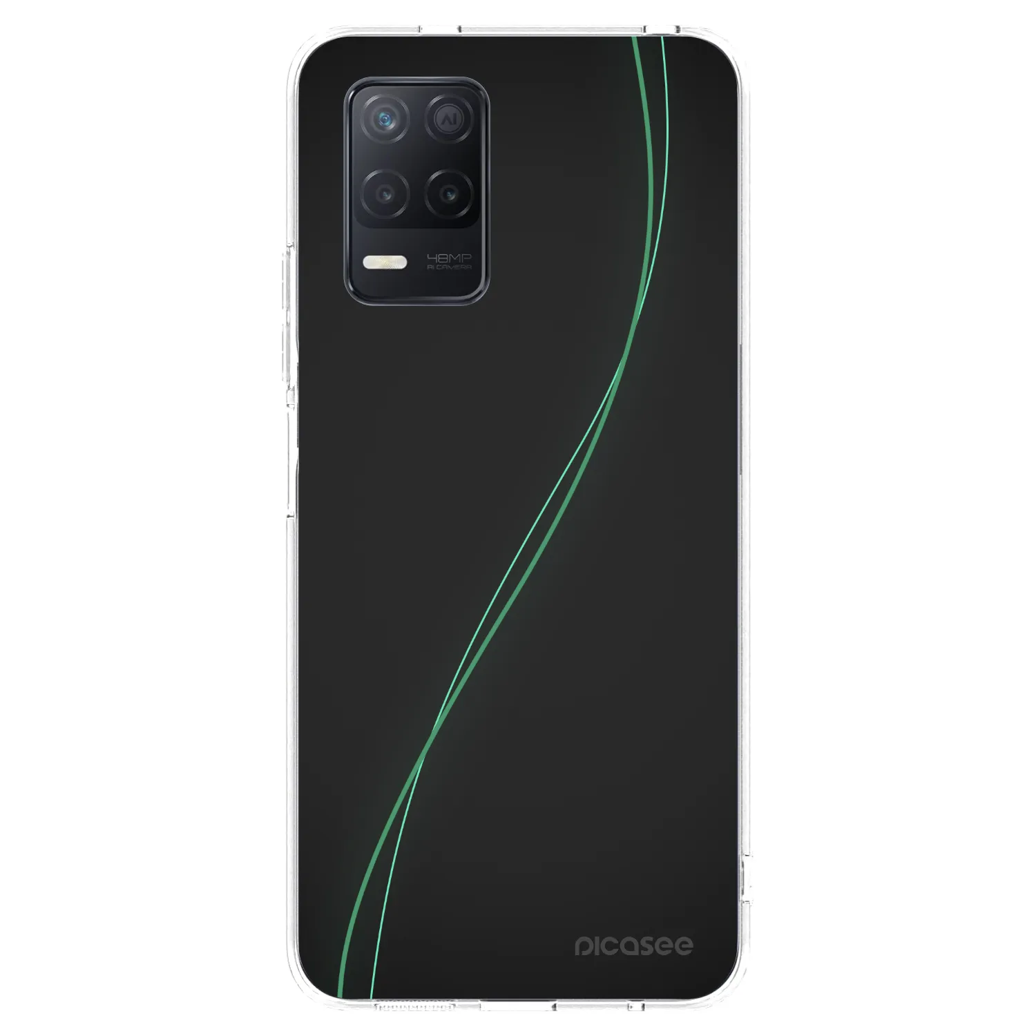 Picasee silikonska prozirna maskica za Realme 8 5G - Be Different