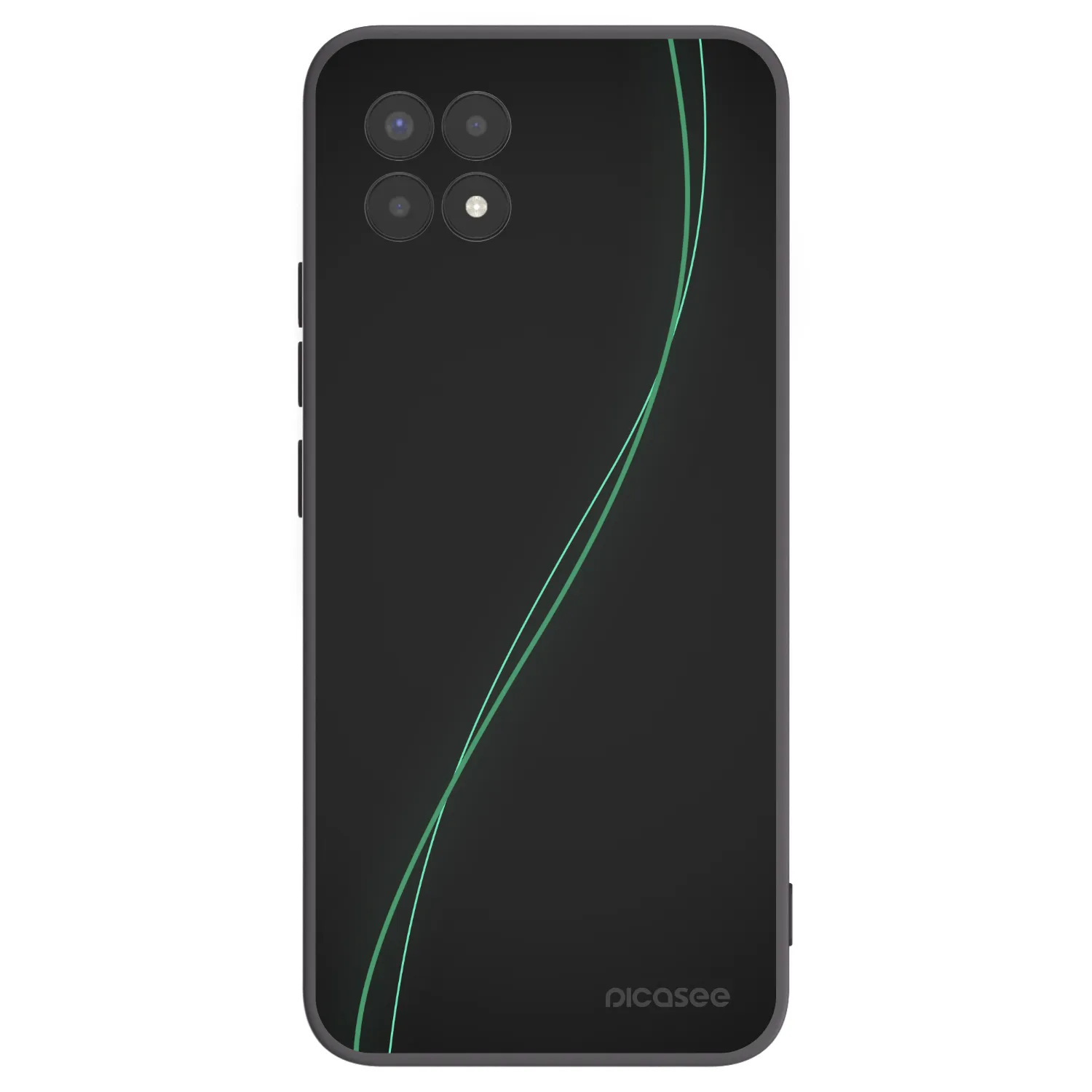 Picasee crna silikonska maskica za Realme 8i - Be Different
