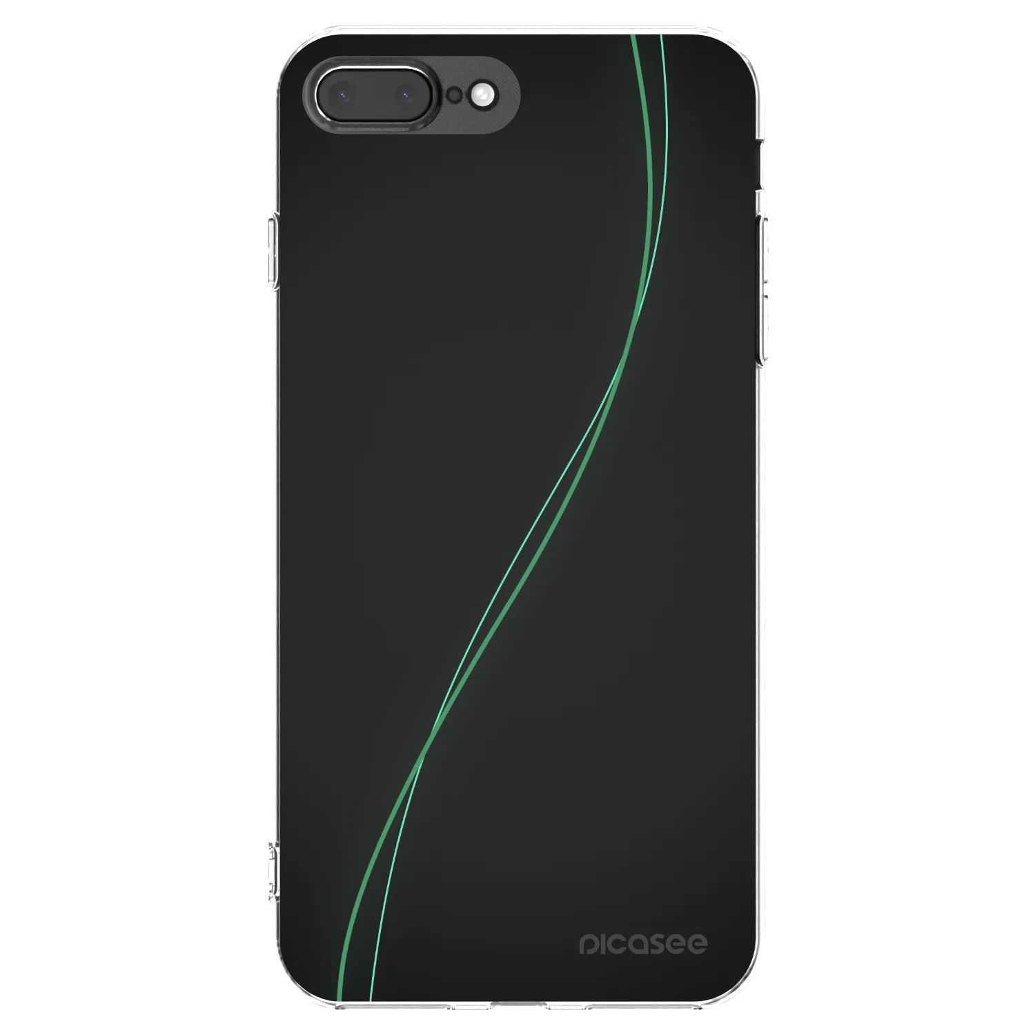 Picasee silikonska prozirna maskica za Apple iPhone 7 Plus - Be Different