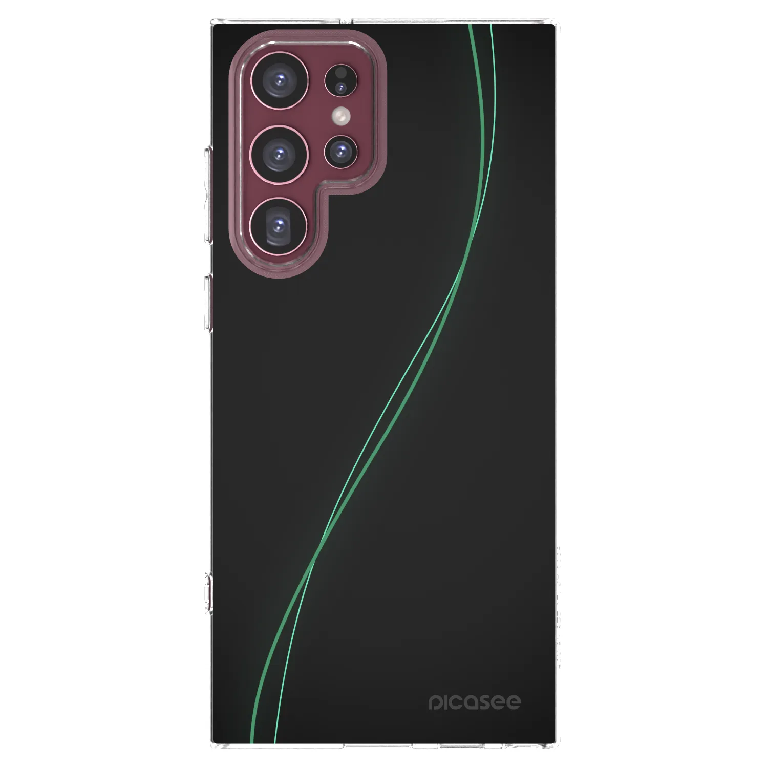 Picasee silikonska prozirna maskica za Samsung Galaxy S22 Ultra 5G - Be Different