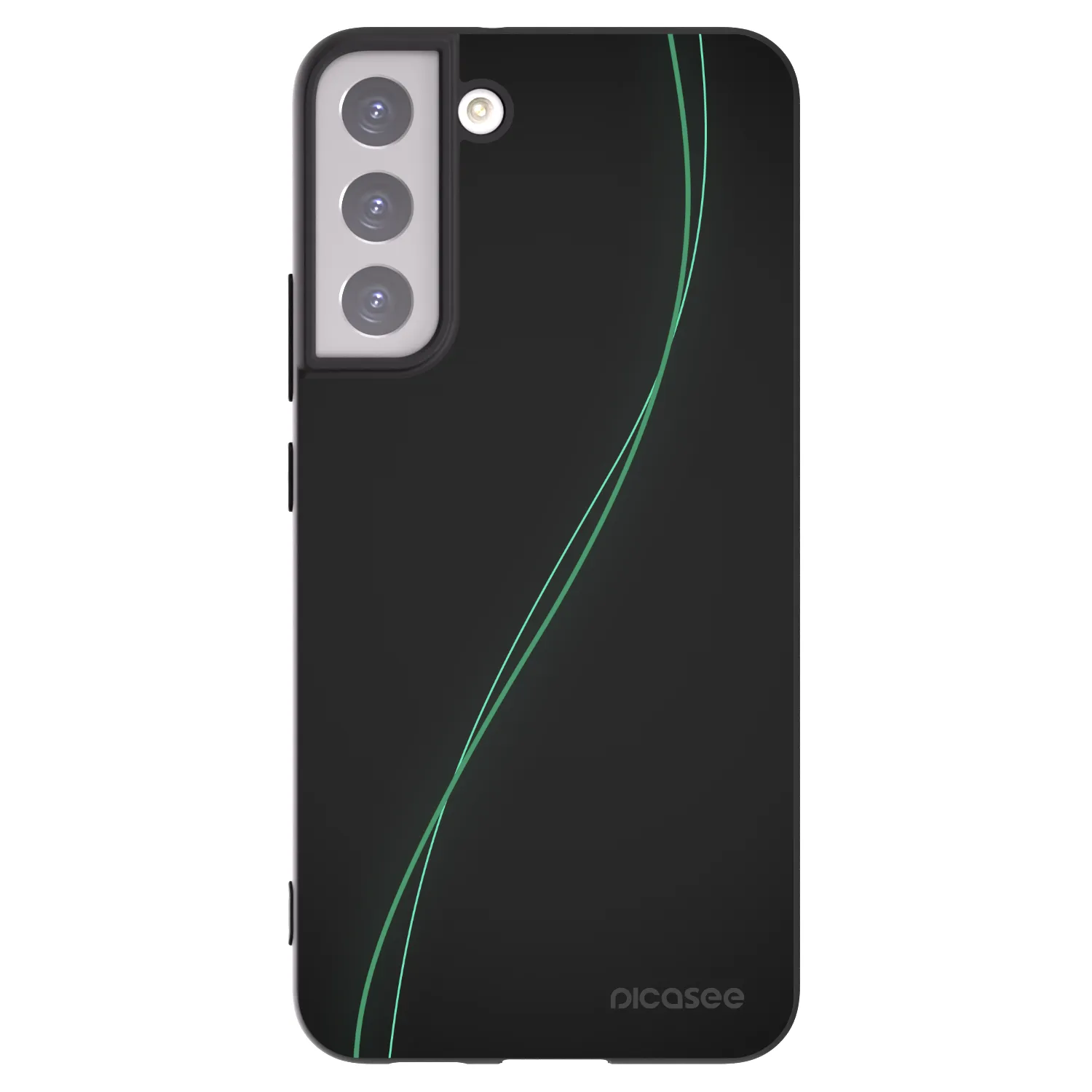 Picasee crna silikonska maskica za Samsung Galaxy S22+ 5G - Be Different