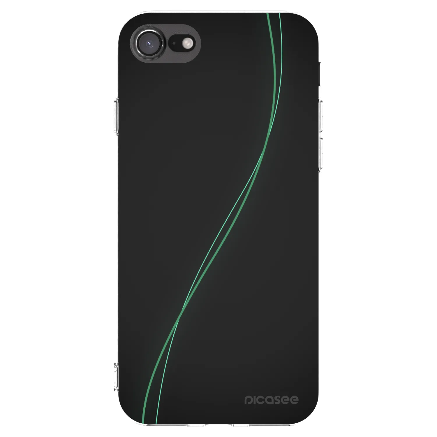 Picasee silikonska prozirna maskica za Apple iPhone SE 2022 - Be Different
