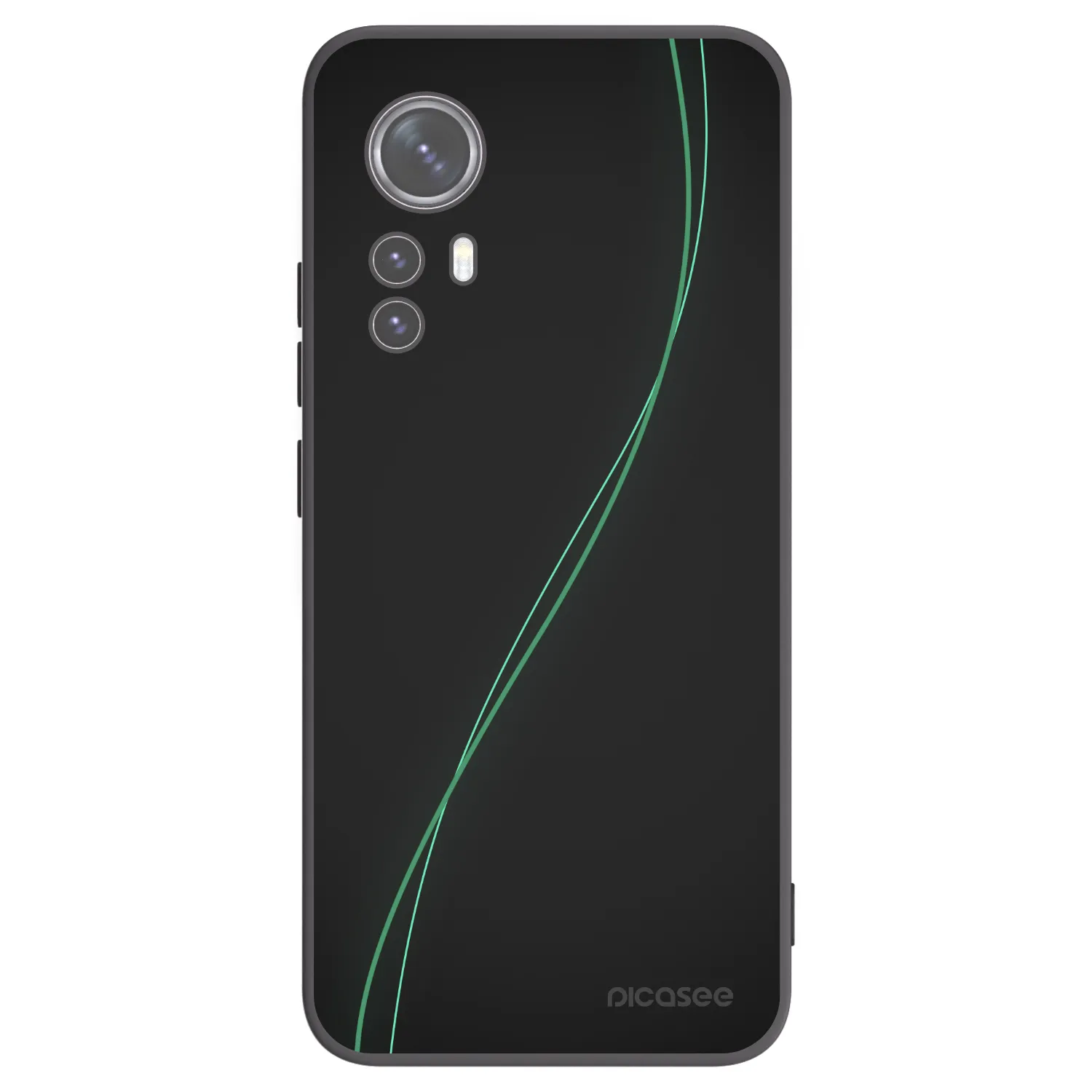 Picasee crna silikonska maskica za Xiaomi 12 - Be Different