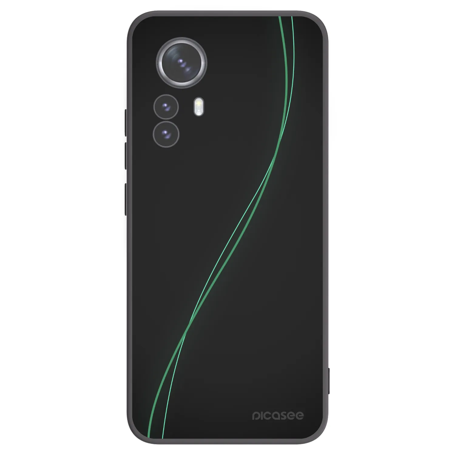 Picasee crna silikonska maskica za Xiaomi 12 Pro - Be Different