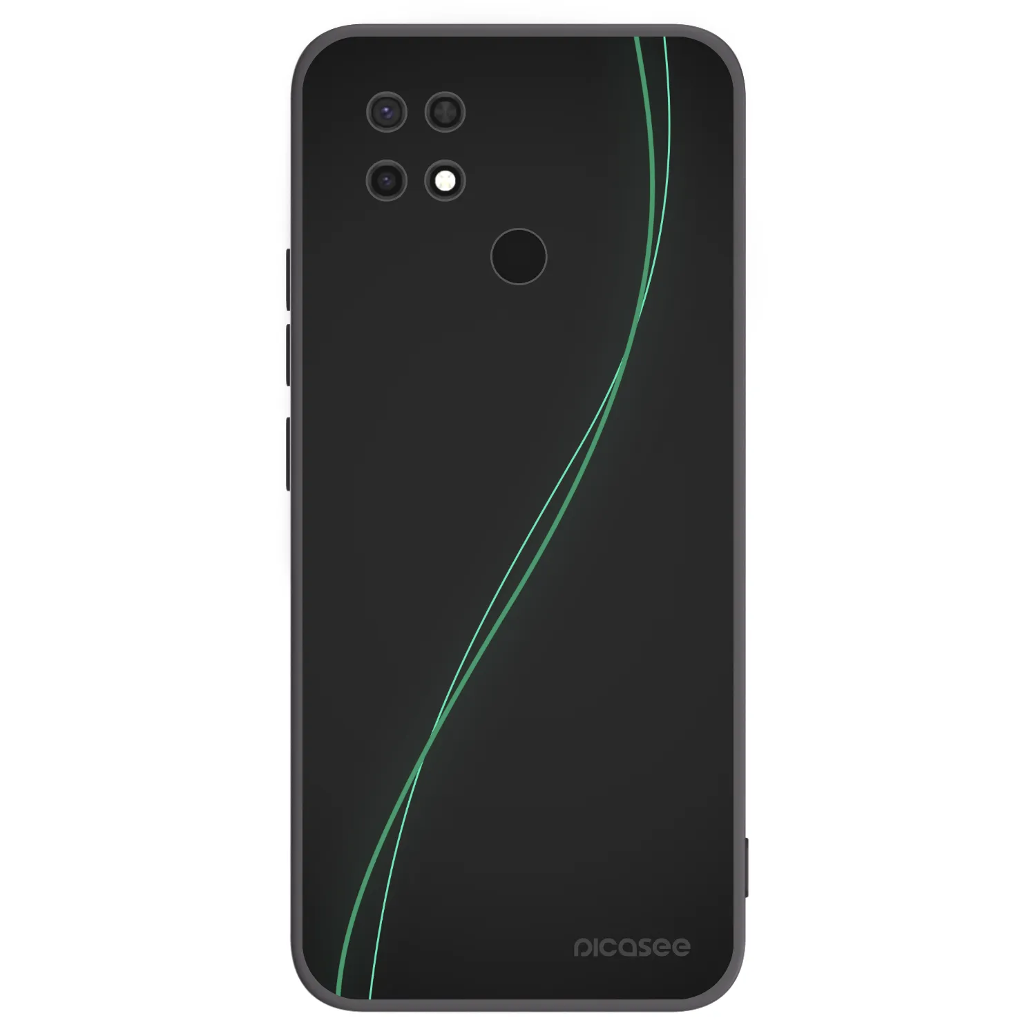 Picasee crna silikonska maskica za Xiaomi Redmi 10C - Be Different