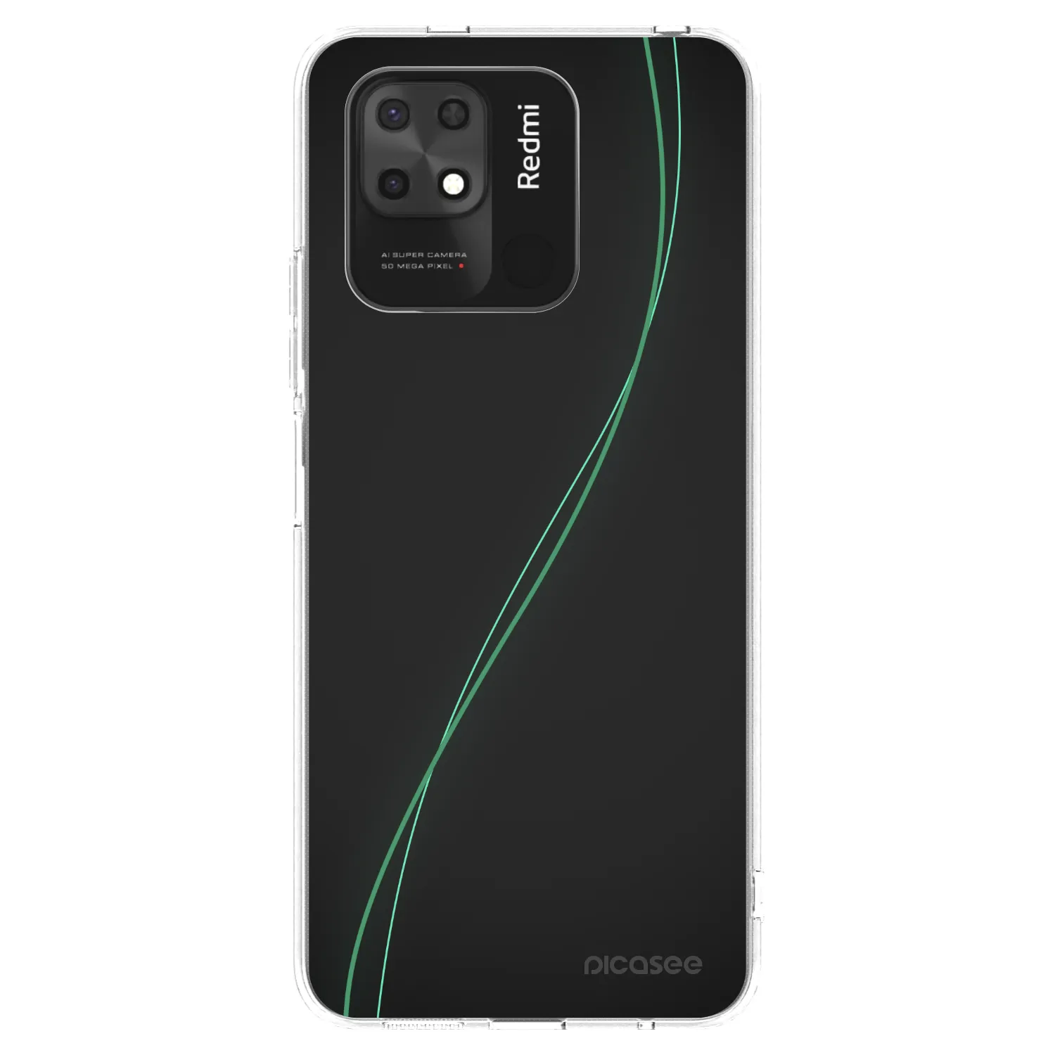 Picasee silikonska prozirna maskica za Xiaomi Redmi 10C - Be Different