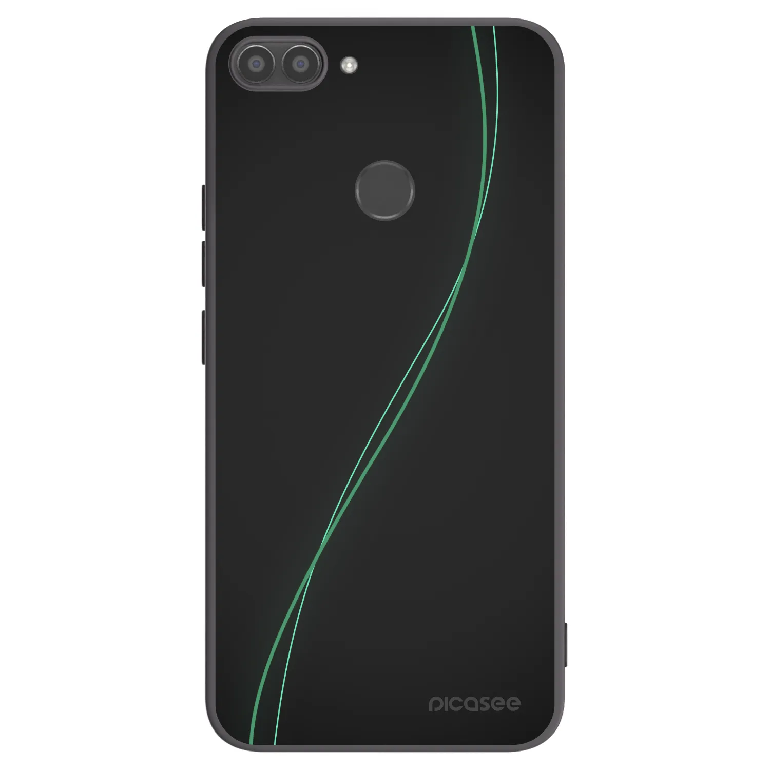 Picasee crna silikonska maskica za Huawei P Smart - Be Different
