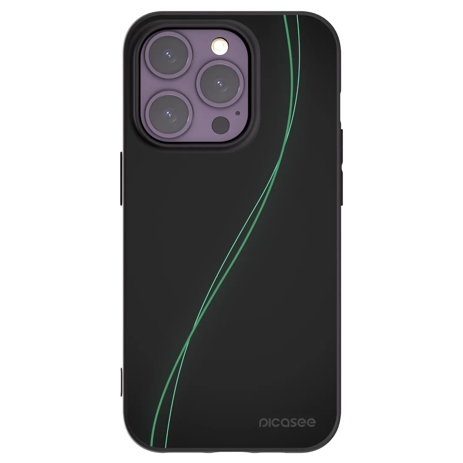 Picasee crna silikonska maskica za Apple iPhone 14 Pro - Be Different