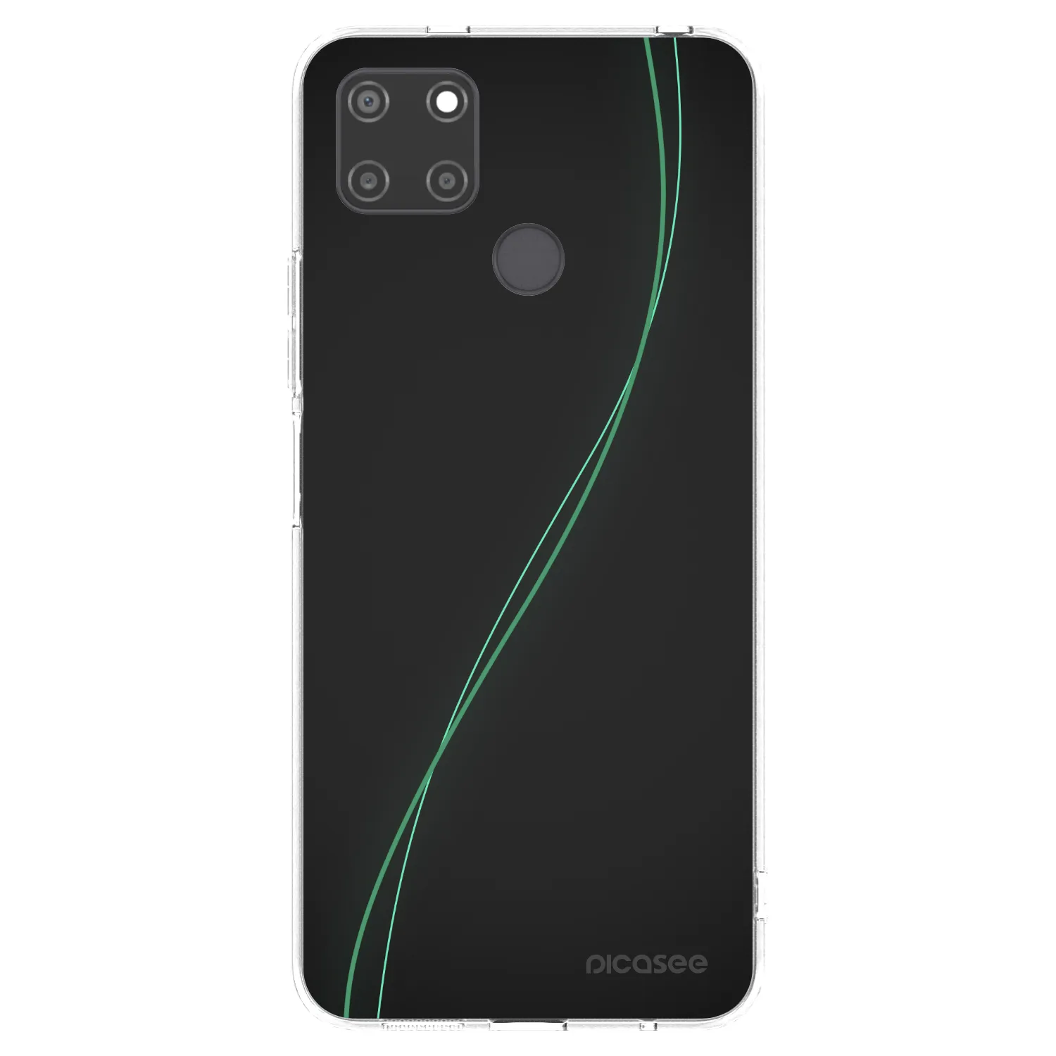 Picasee silikonska prozirna maskica za Realme C21Y - Be Different