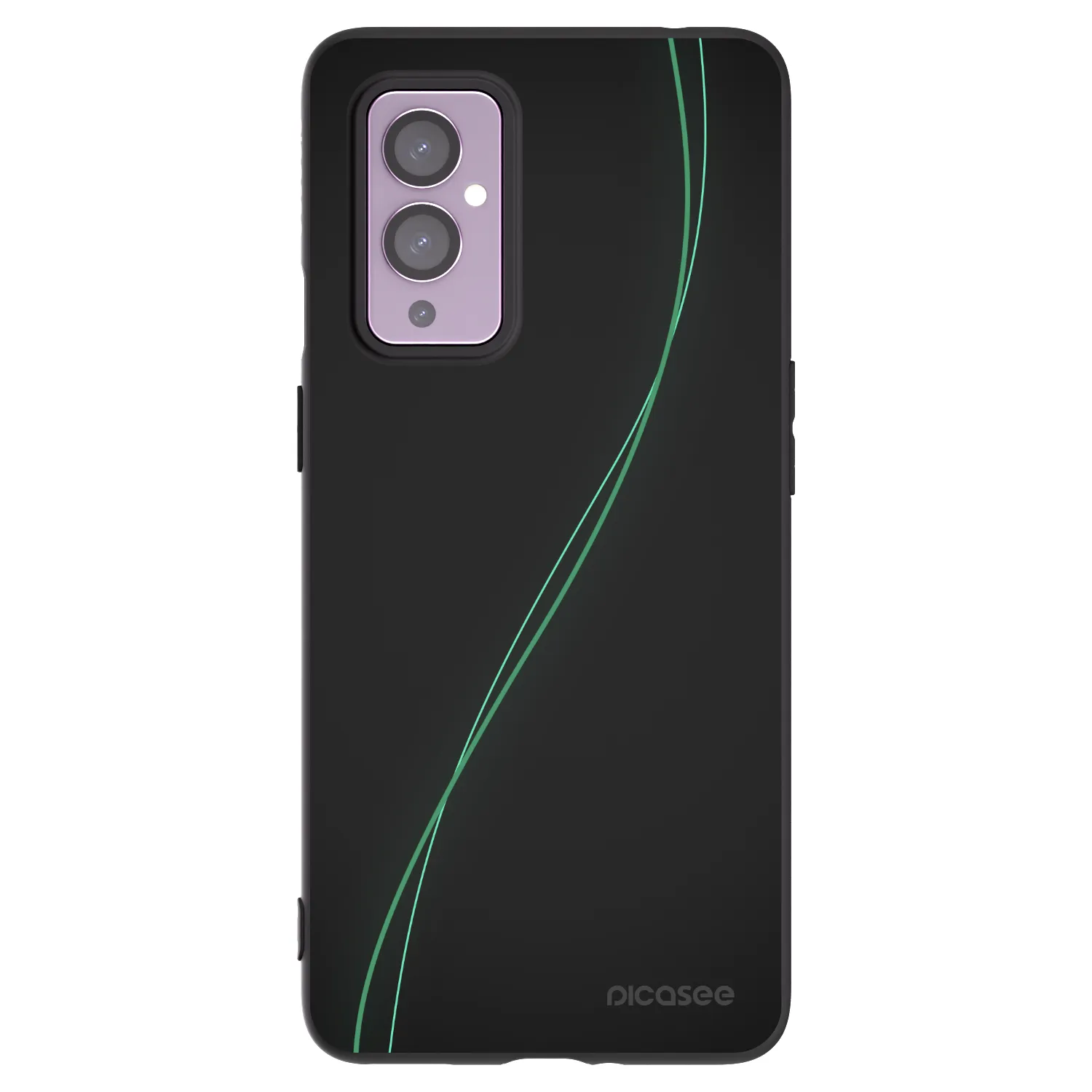 Picasee crna silikonska maskica za OnePlus 9 - Be Different