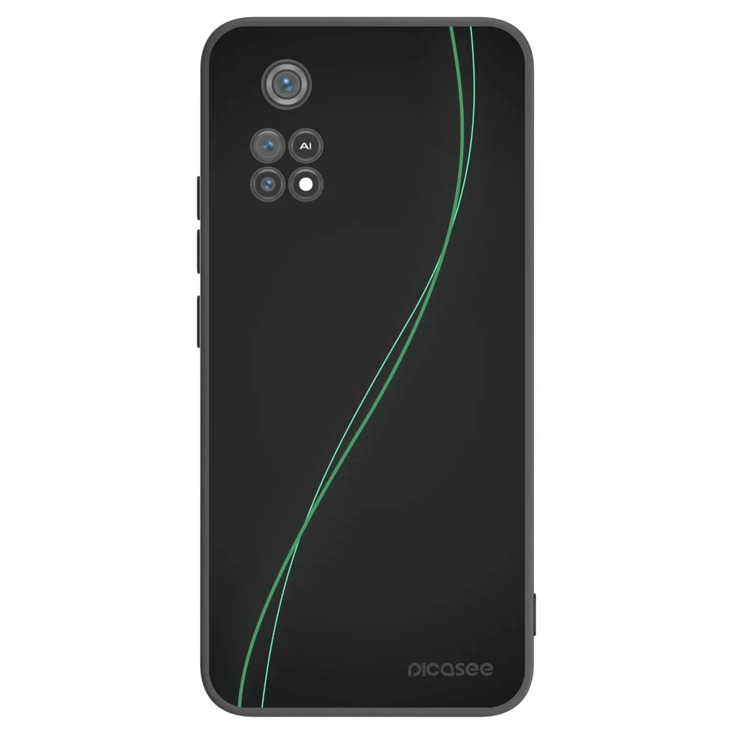 Picasee crna silikonska maskica za Xiaomi Poco M4 Pro - Be Different