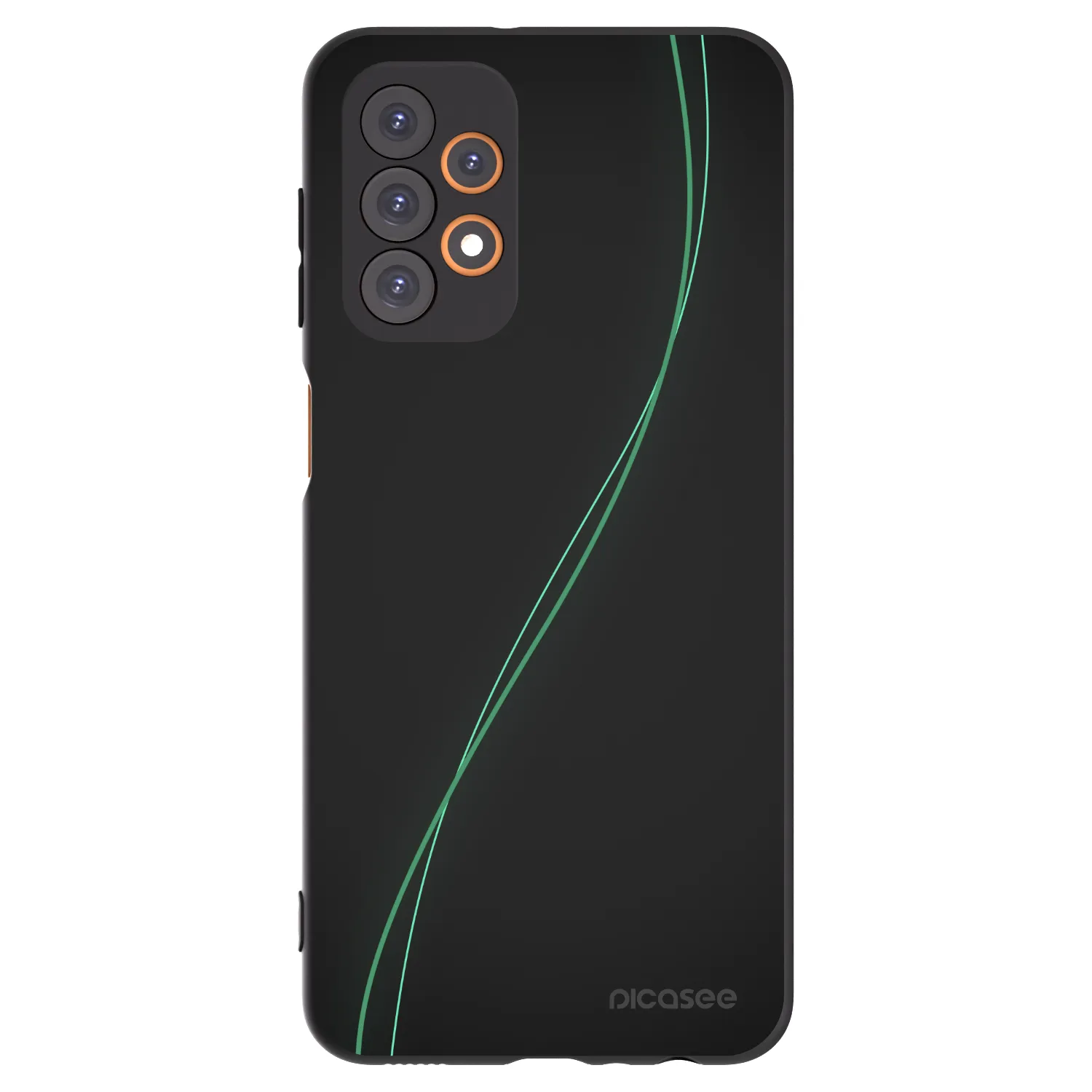 Picasee crna silikonska maskica za Samsung Galaxy A23 A235F 4G - Be Different
