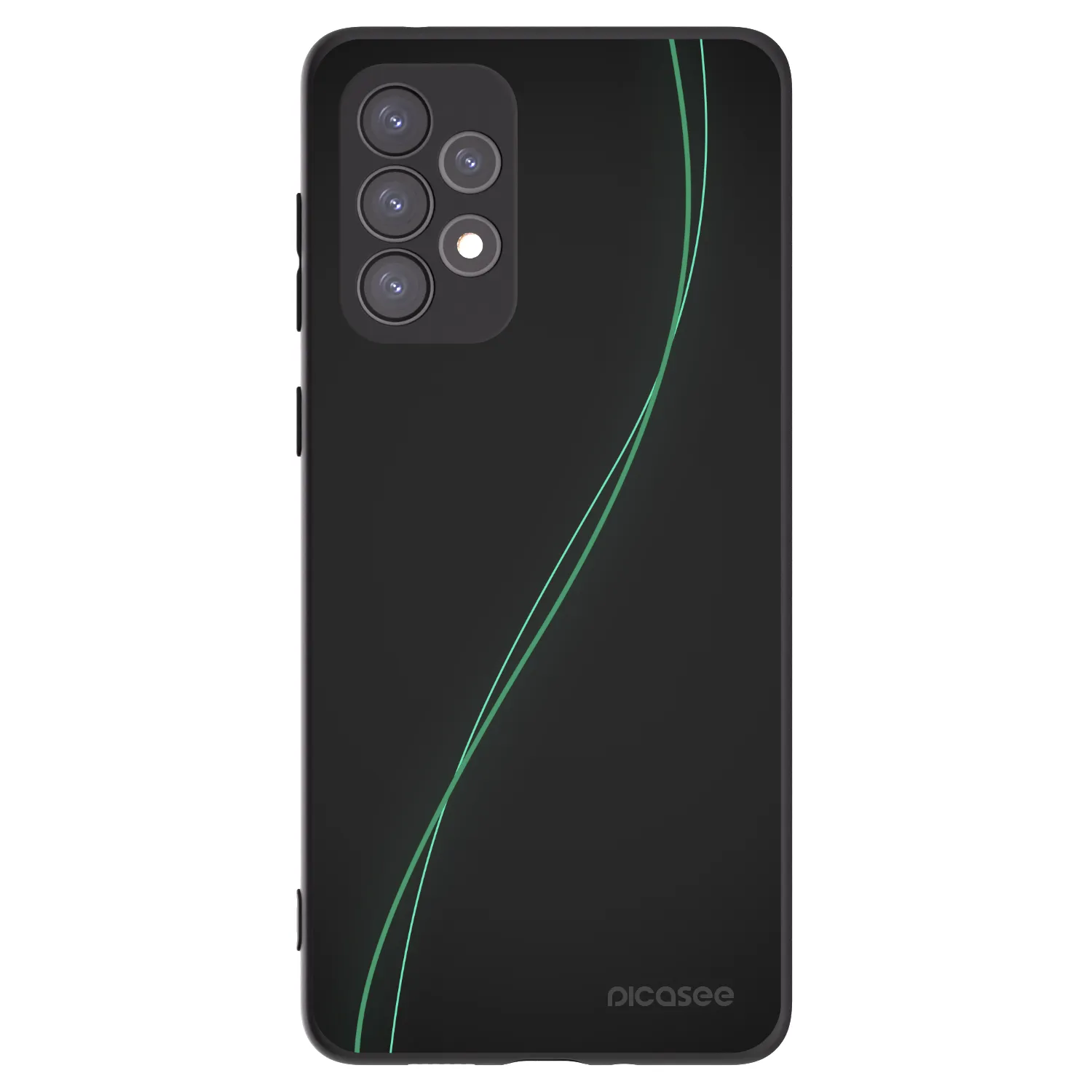 Picasee crna silikonska maskica za Samsung Galaxy A73 5G - Be Different