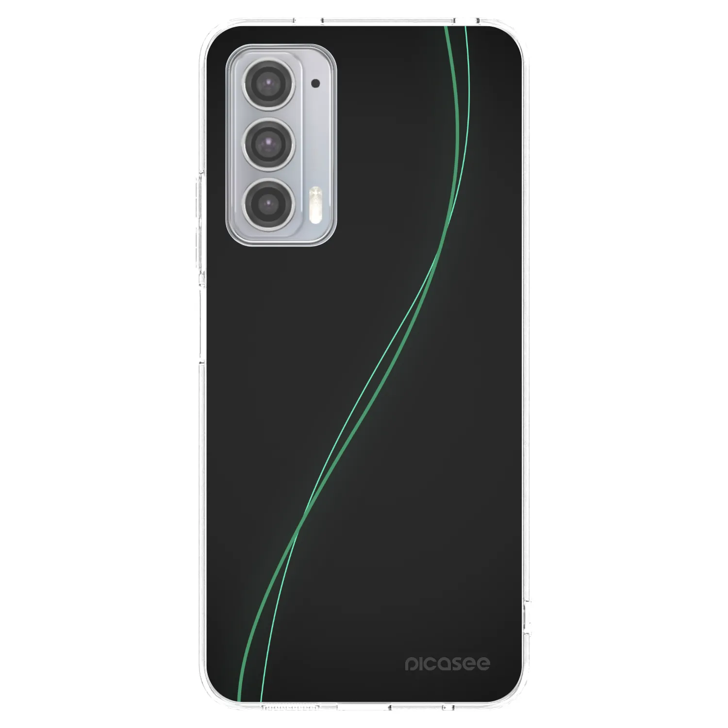 Picasee silikonska prozirna maskica za Motorola Edge 20 - Be Different
