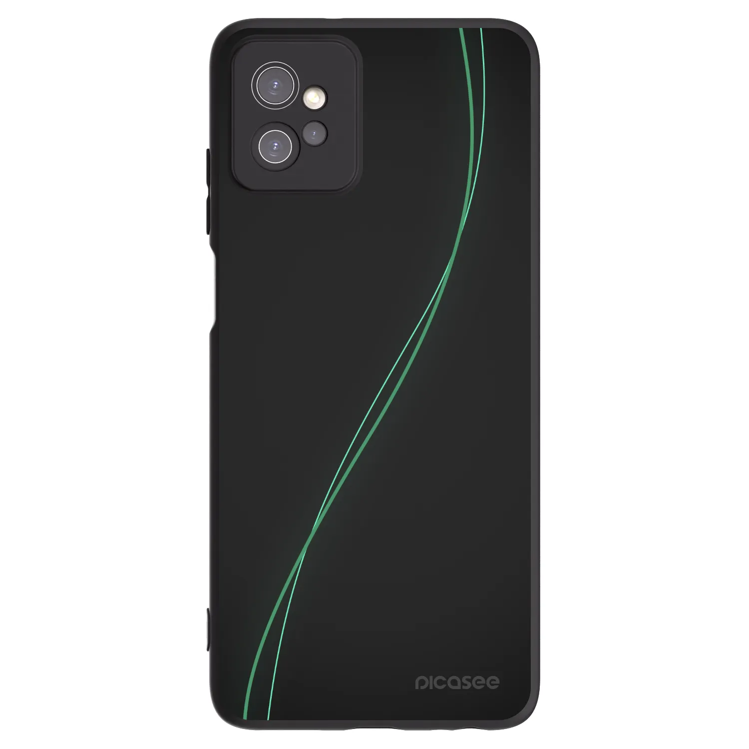 Picasee crna silikonska maskica za Motorola Moto G32 - Be Different