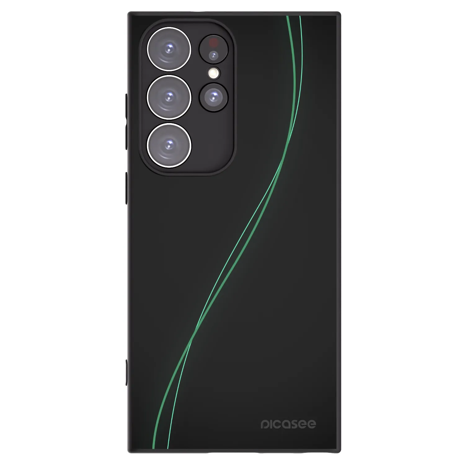 Picasee crna silikonska maskica za Samsung Galaxy S23 Ultra 5G - Be Different