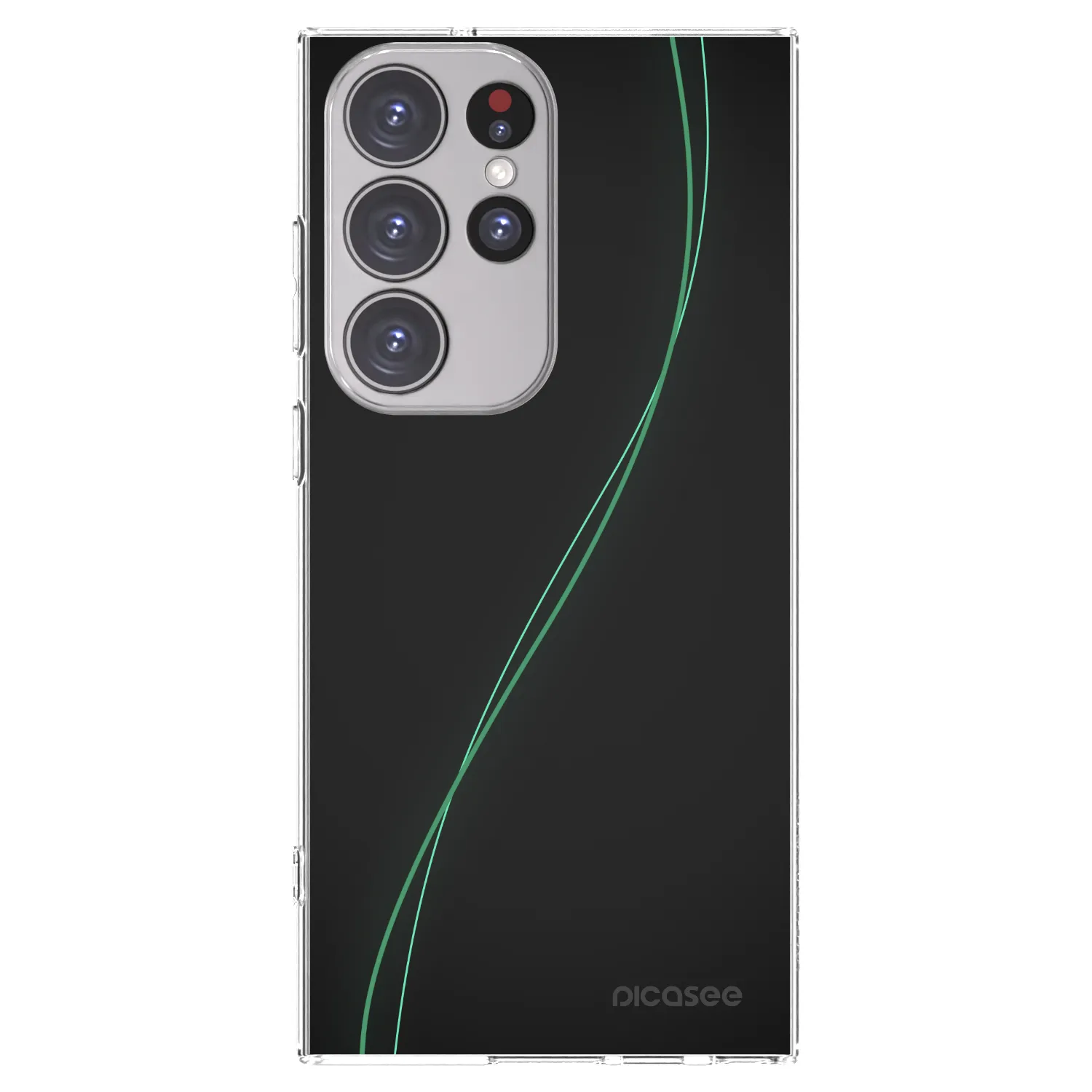 Picasee silikonska prozirna maskica za Samsung Galaxy S23 Ultra 5G - Be Different