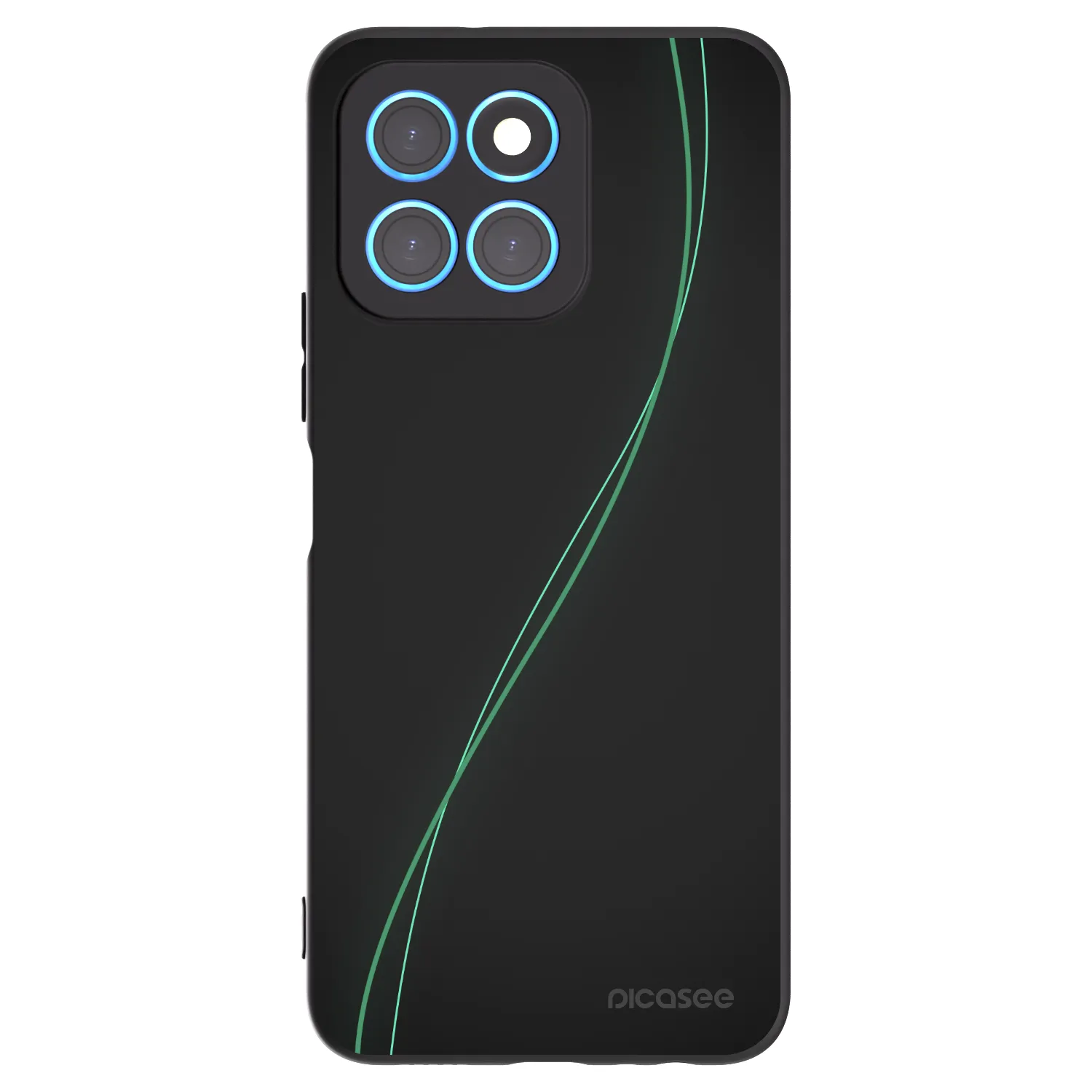 Picasee crna silikonska maskica za Honor X6 - Be Different