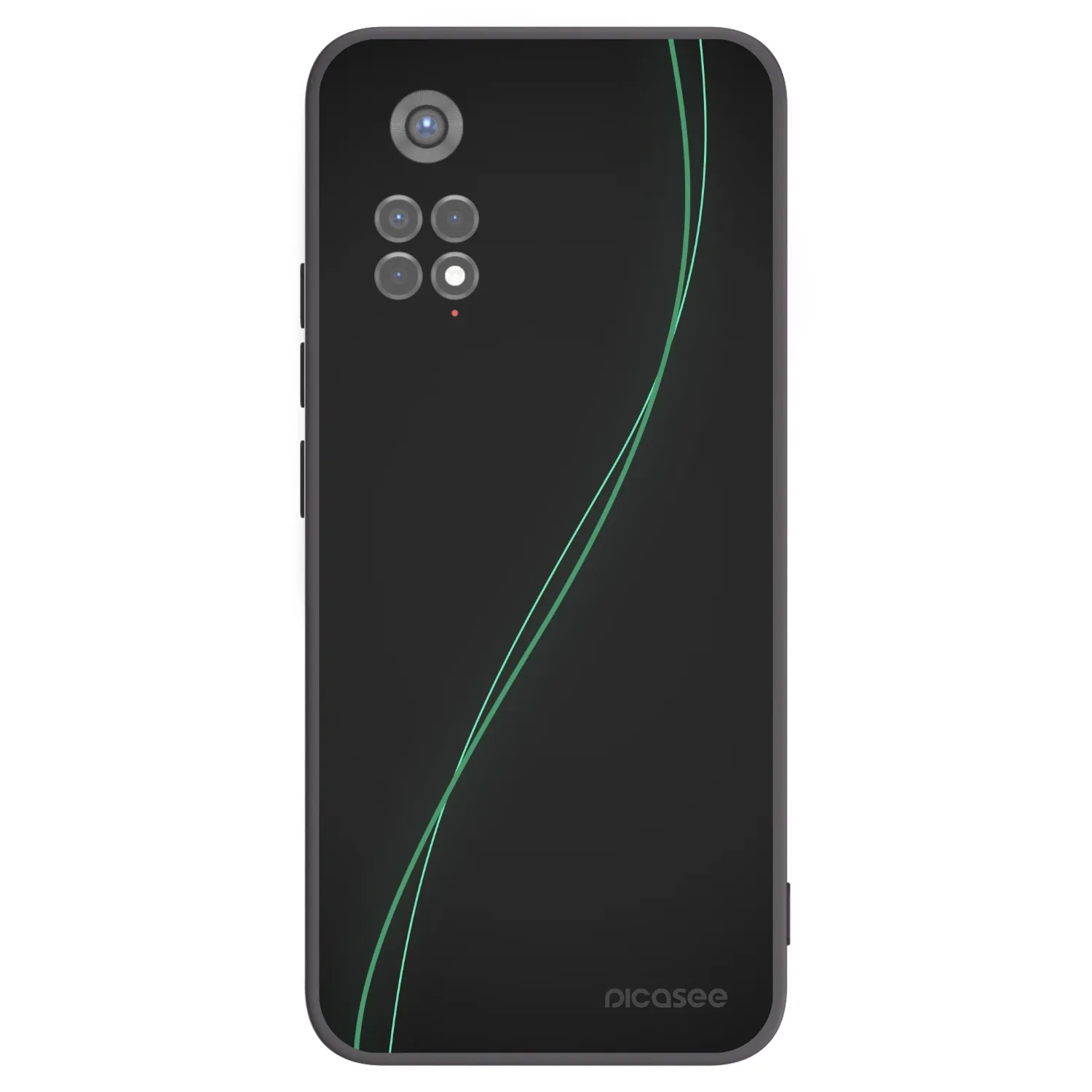 Picasee crna silikonska maskica za Xiaomi Redmi Note 11S 5G - Be Different
