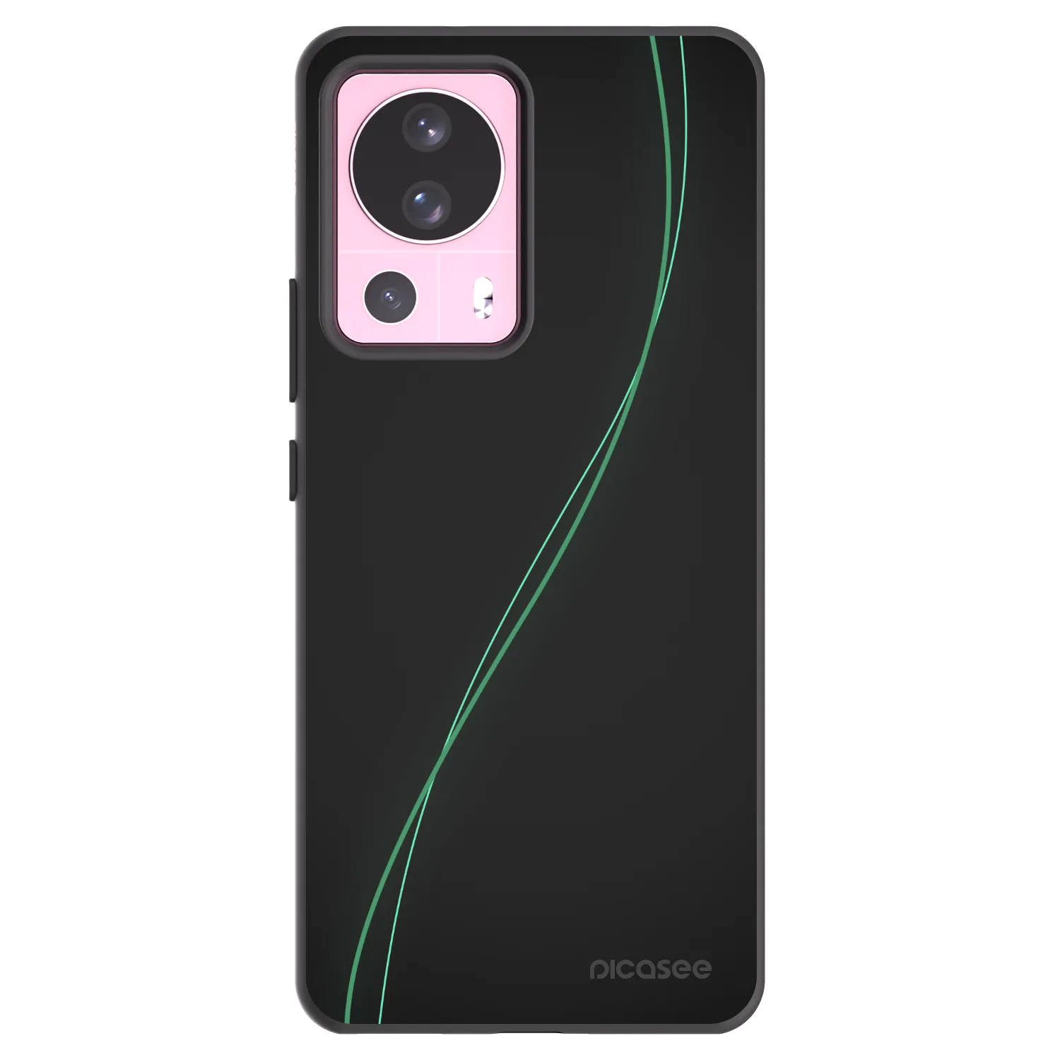 Picasee crna silikonska maskica za Xiaomi 13 Lite - Be Different