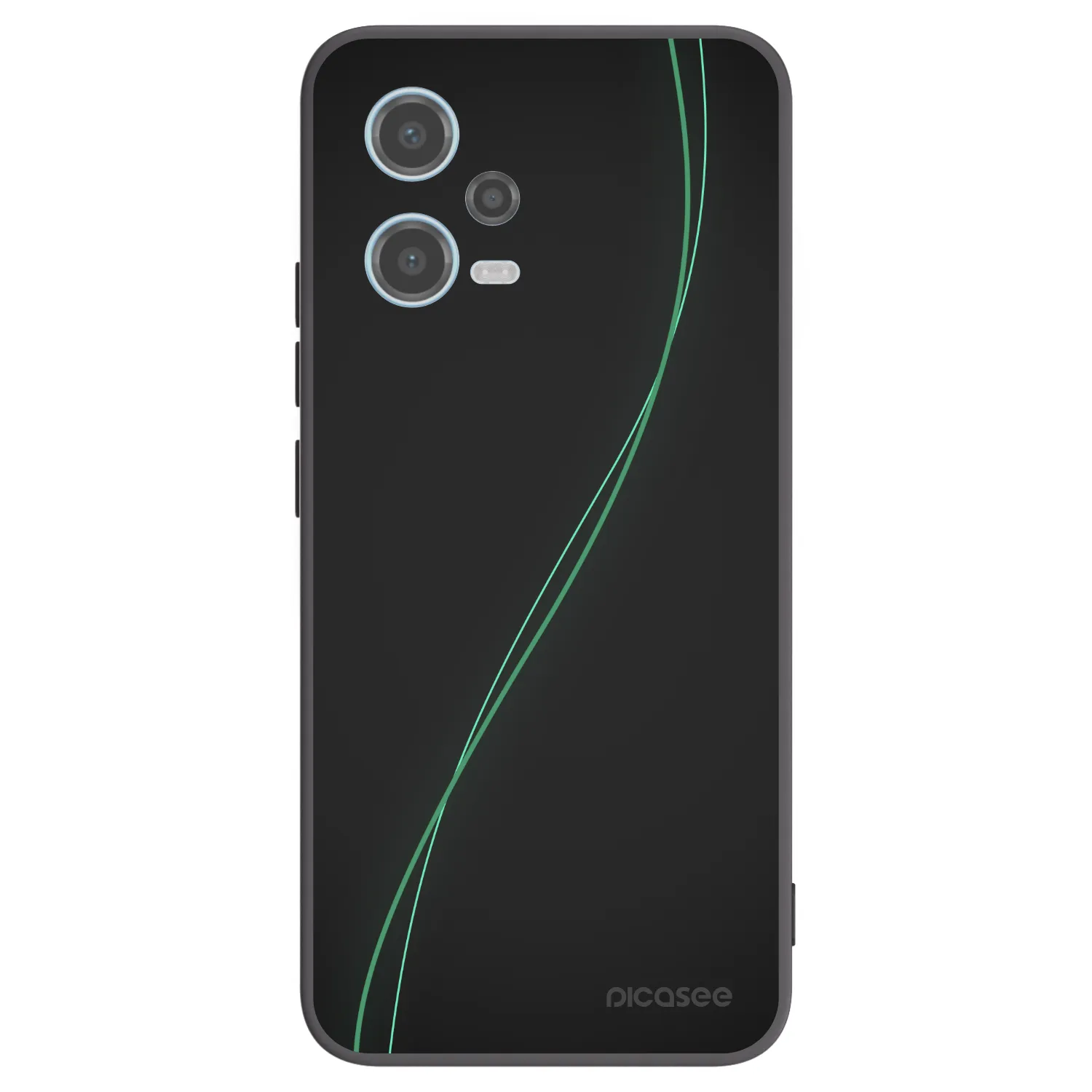 Picasee crna silikonska maskica za Xiaomi Redmi Note 12 5G - Be Different