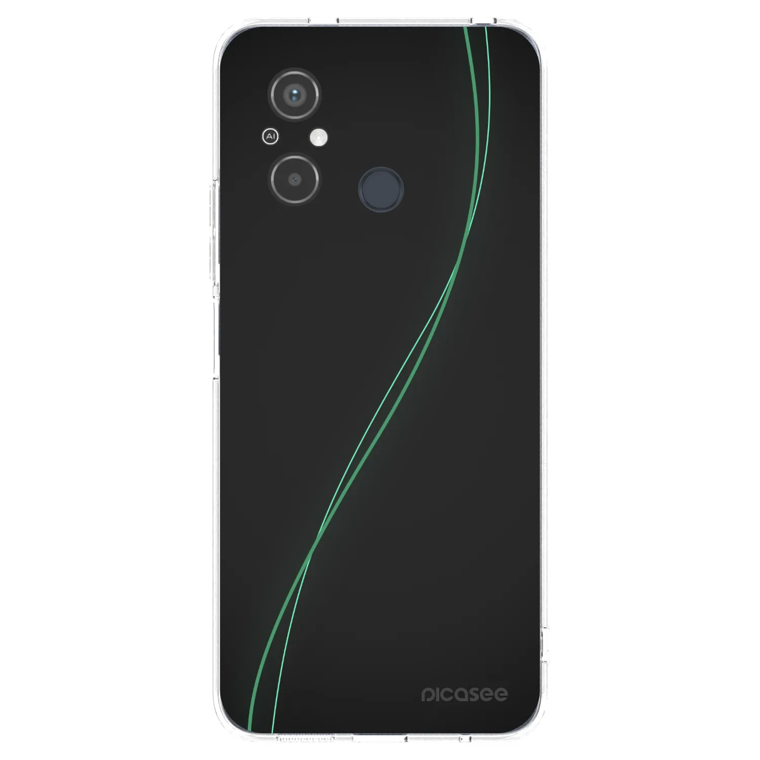 Picasee silikonska prozirna maskica za Xiaomi Redmi 12C - Be Different