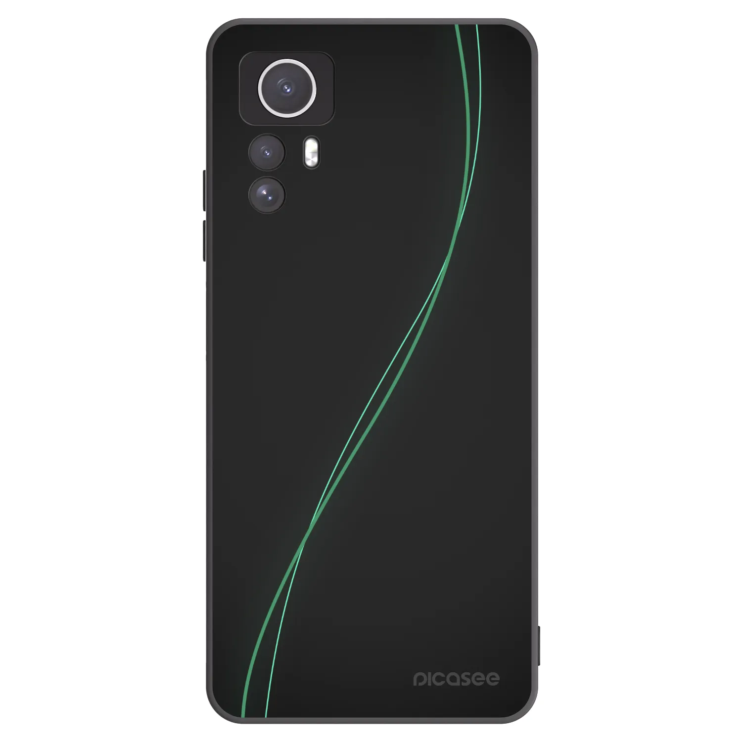 Picasee crna silikonska maskica za Xiaomi Redmi Note 12S - Be Different
