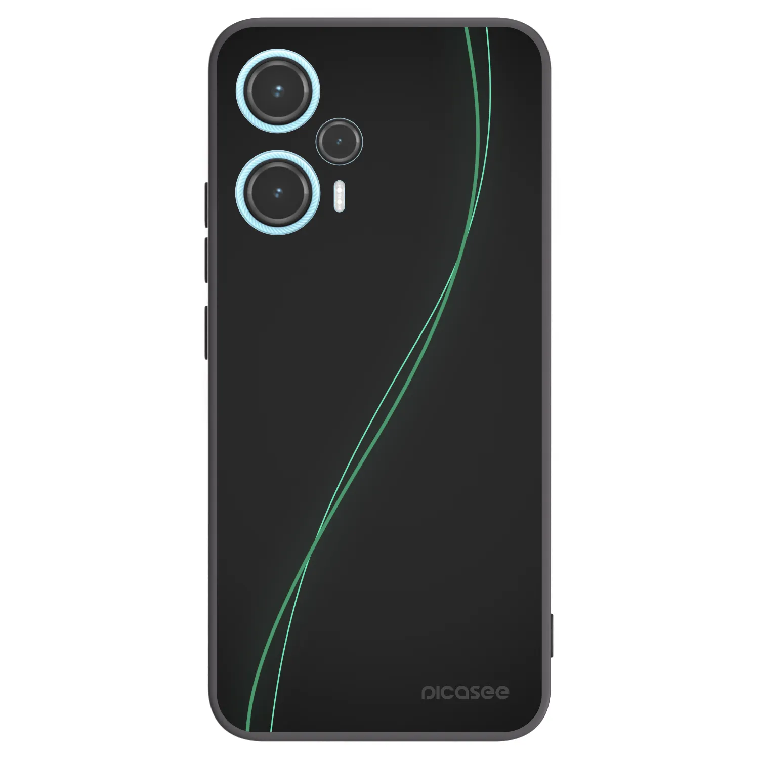 Picasee crna silikonska maskica za Xiaomi Poco F5 - Be Different