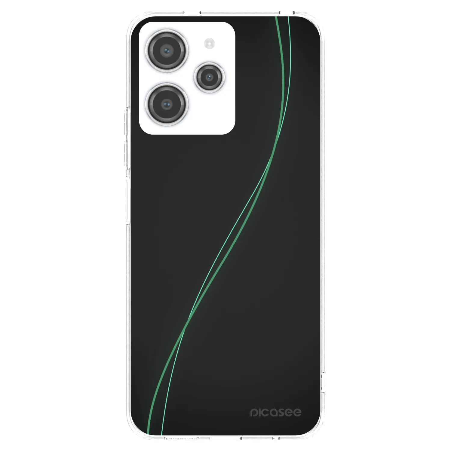 Picasee silikonska prozirna maskica za Xiaomi Redmi 12 4G - Be Different