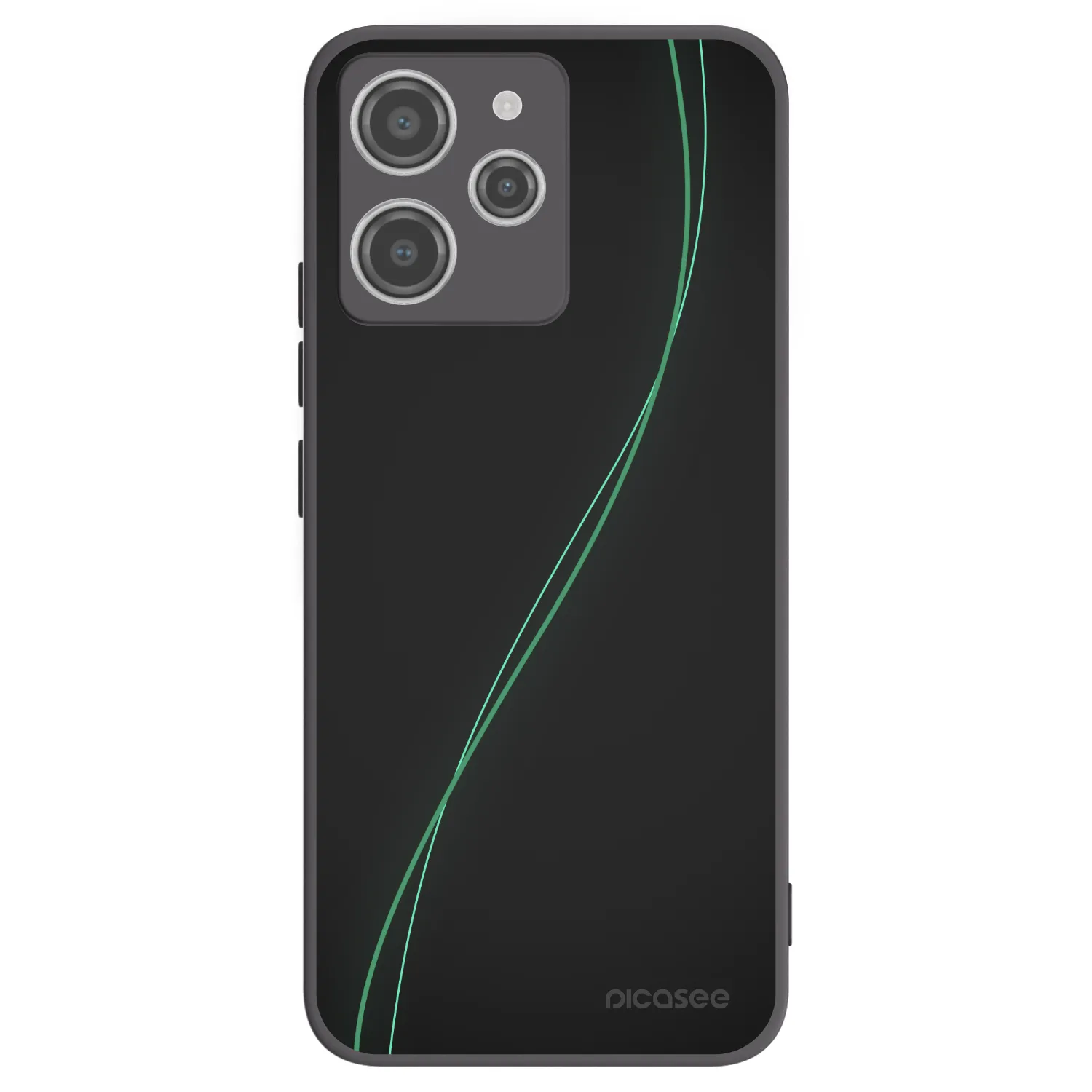 Picasee crna silikonska maskica za Xiaomi Redmi 12 4G - Be Different
