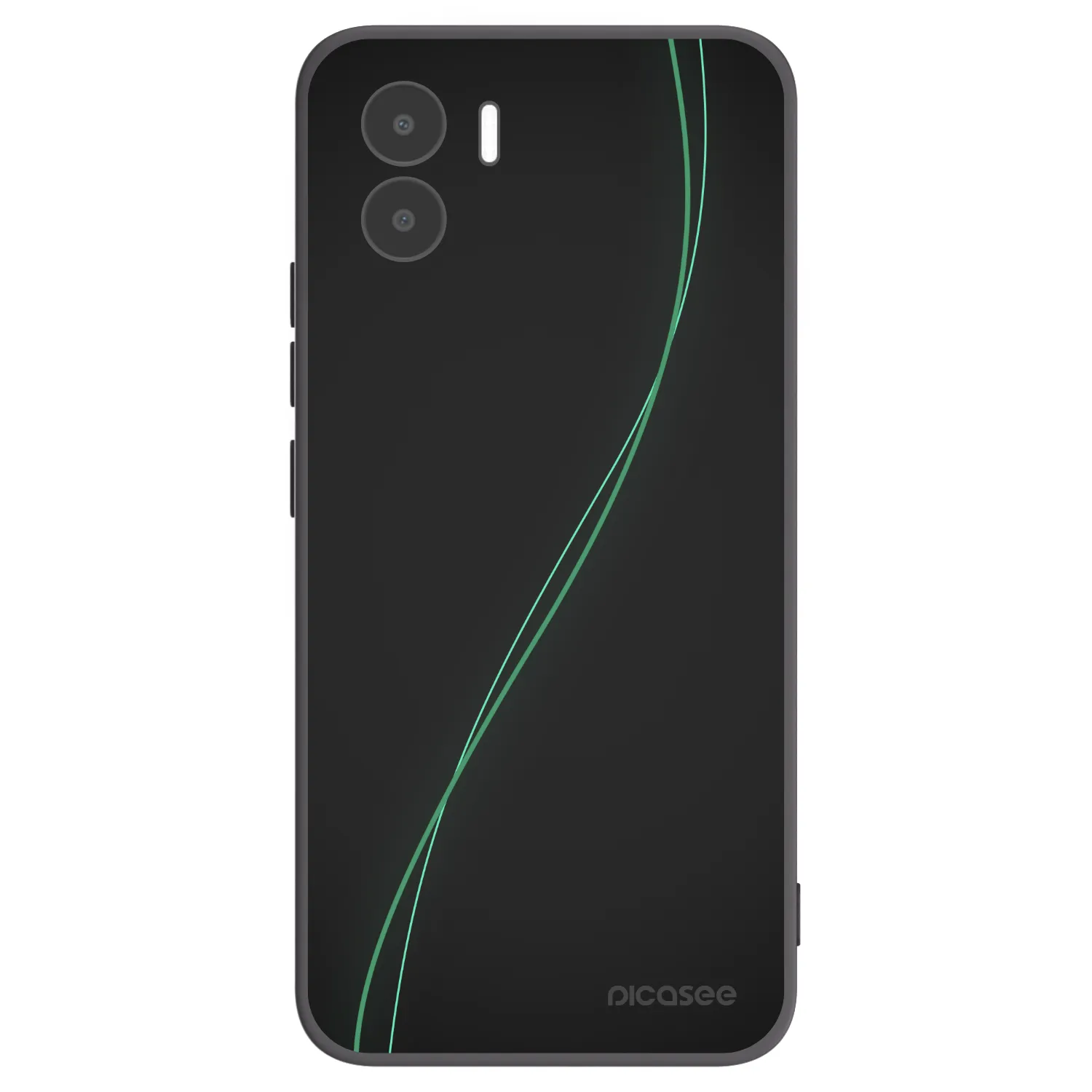 Picasee crna silikonska maskica za Xiaomi Redmi A2 - Be Different