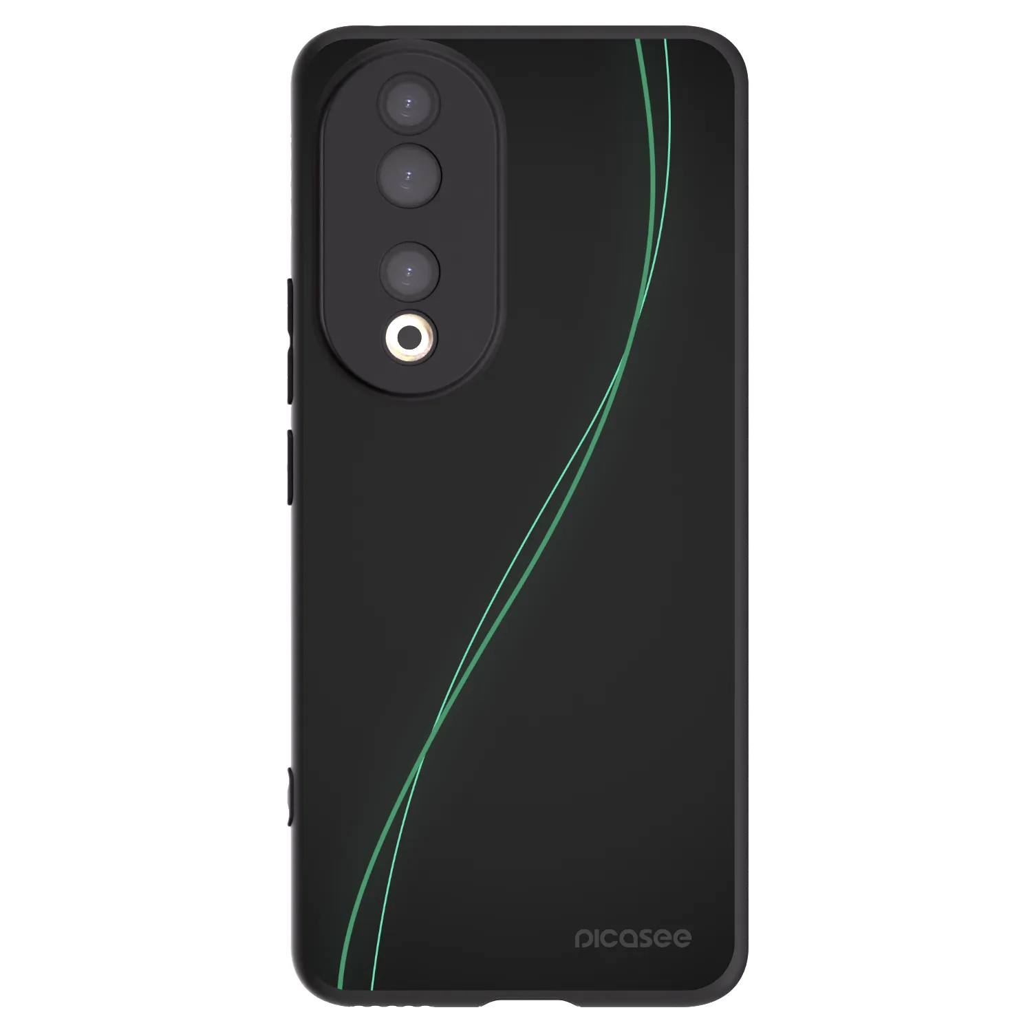 Picasee crna silikonska maskica za Honor 90 5G - Be Different