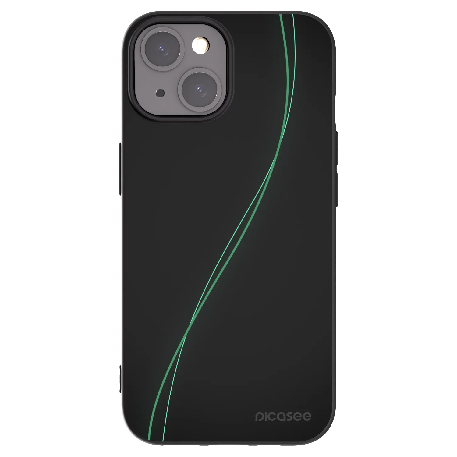 Picasee crna silikonska maskica za Apple iPhone 15 - Be Different