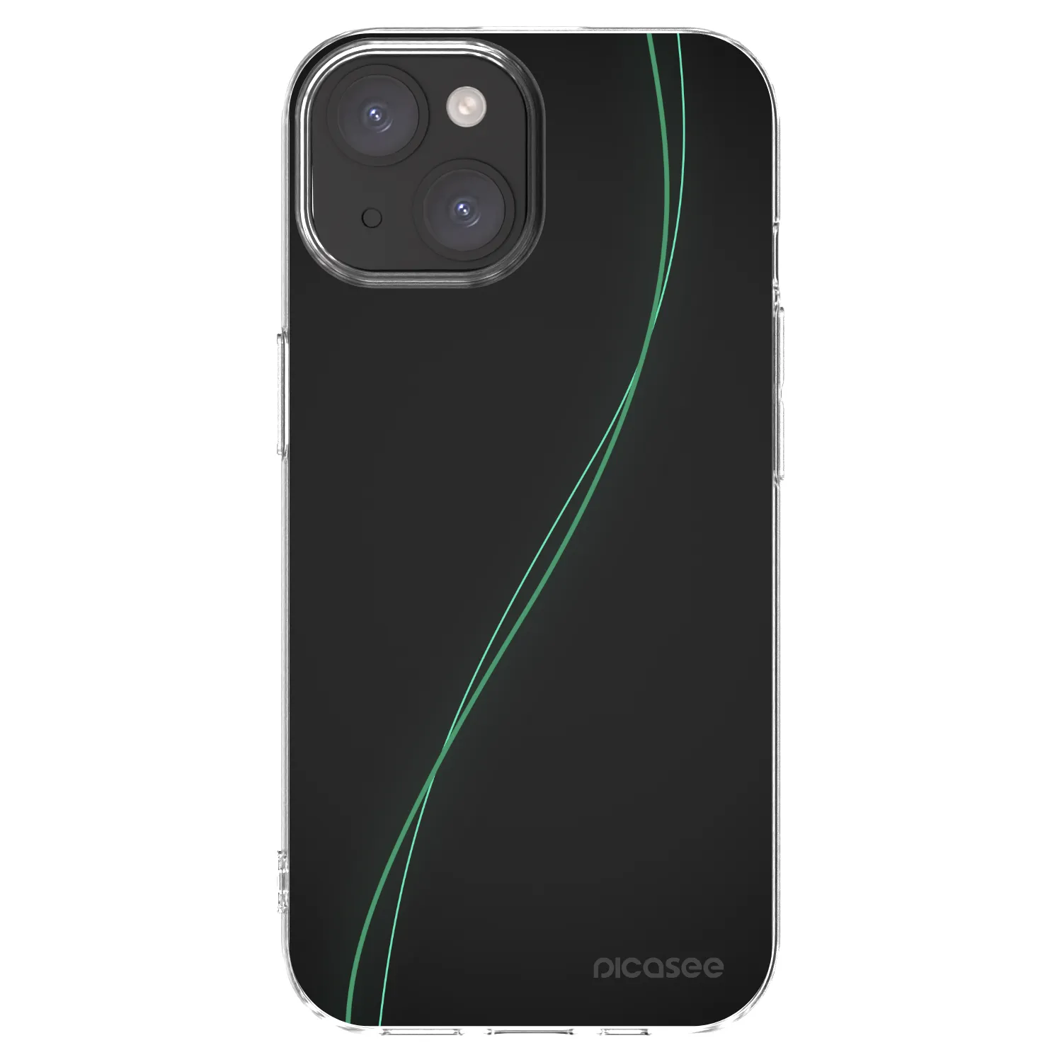 Picasee silikonska prozirna maskica za Apple iPhone 15 - Be Different