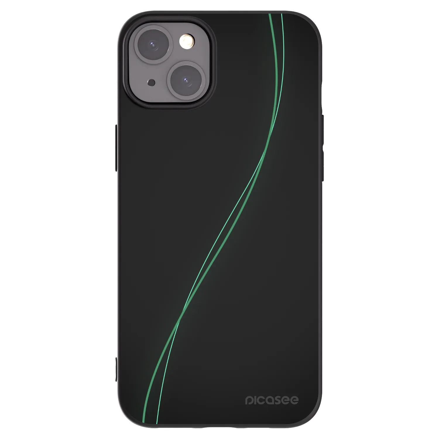 Picasee crna silikonska maskica za Apple iPhone 15 Plus - Be Different