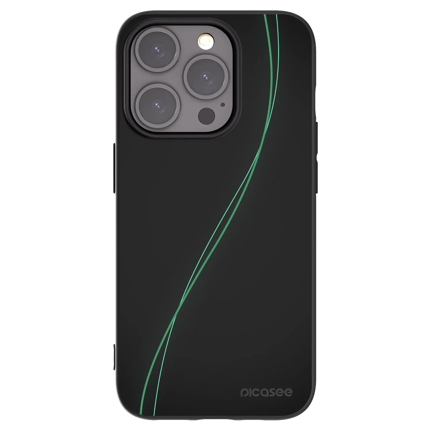 Picasee crna silikonska maskica za Apple iPhone 15 Pro - Be Different