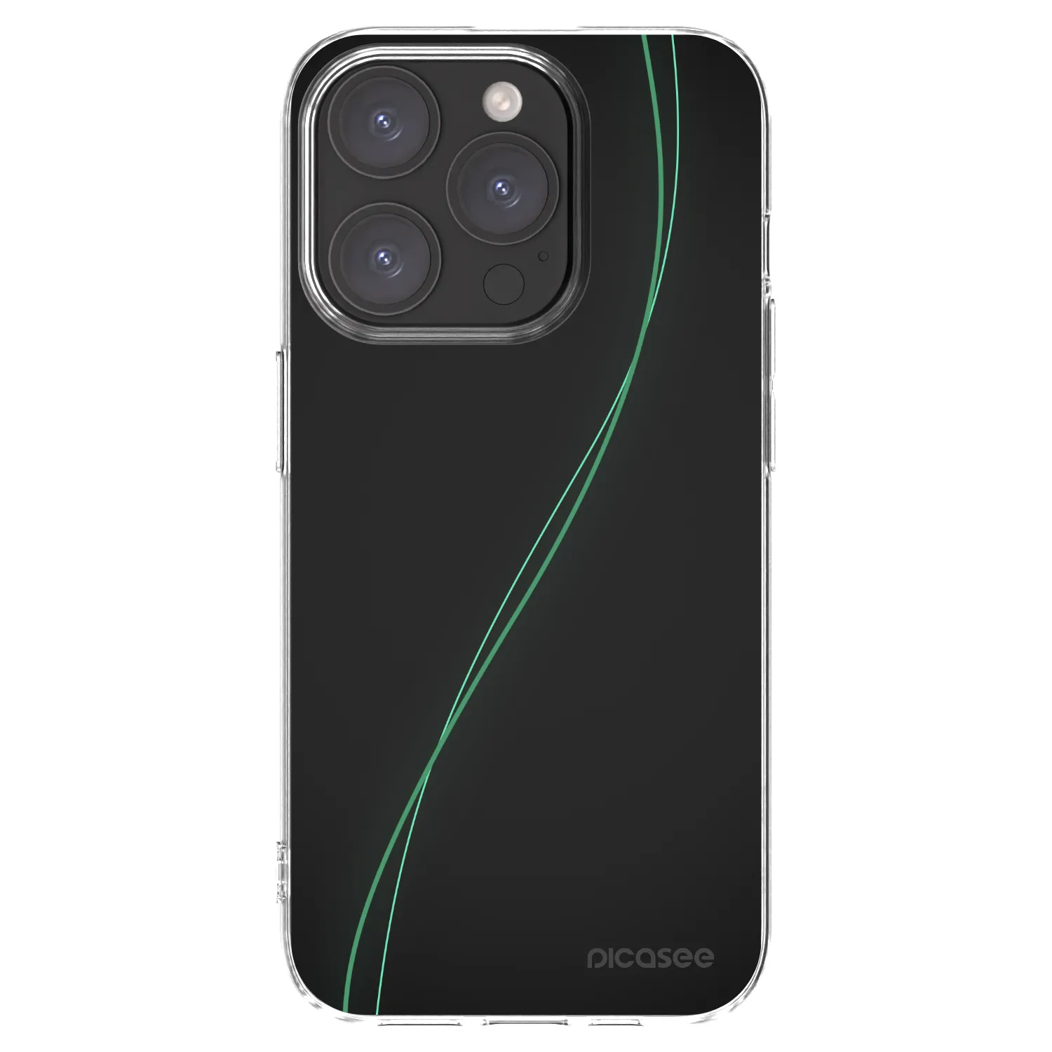 Picasee silikonska prozirna maskica za Apple iPhone 15 Pro - Be Different